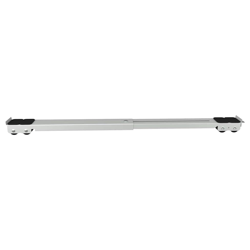 Base per lavatrice 2 pz Argento 72 x 5 x 4,5 cm