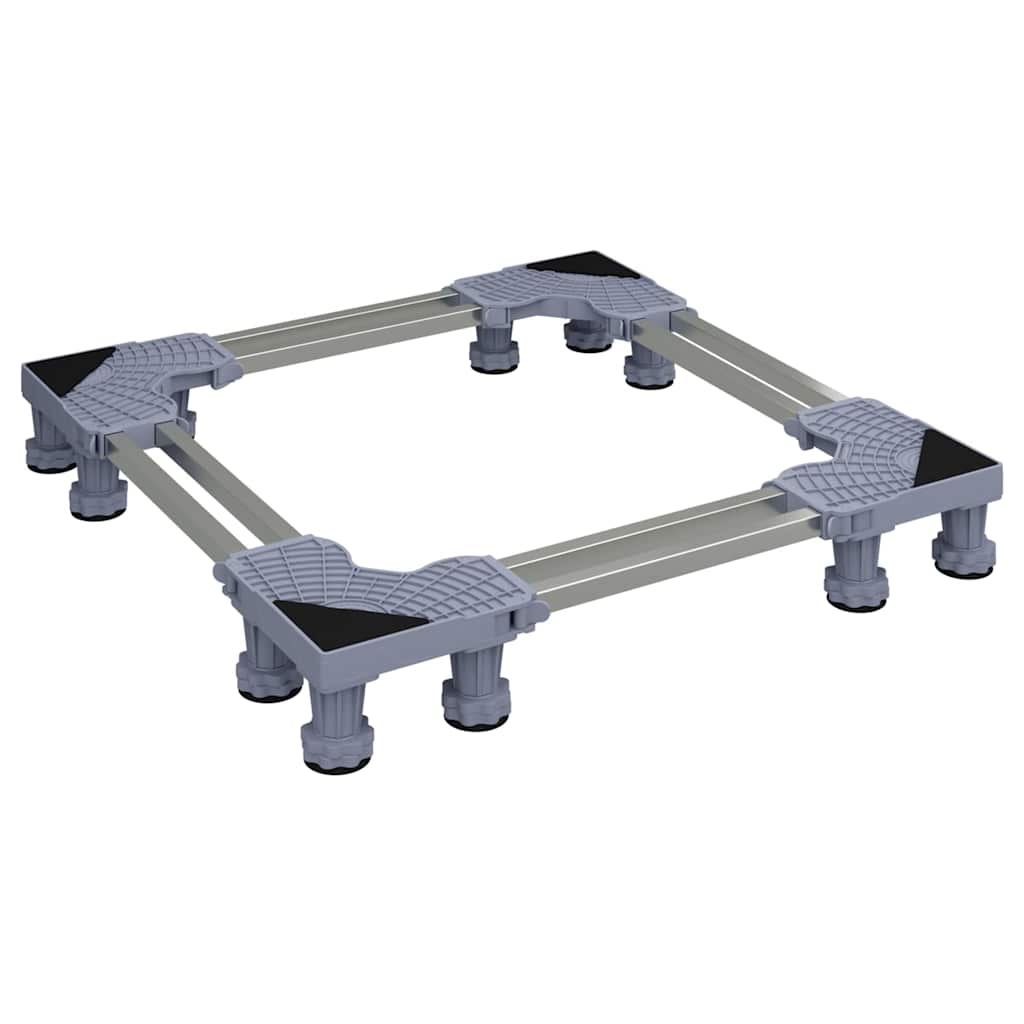 Base per lavatrice Grigio 67 x 67 x 12 cm Acciaio inossidabile