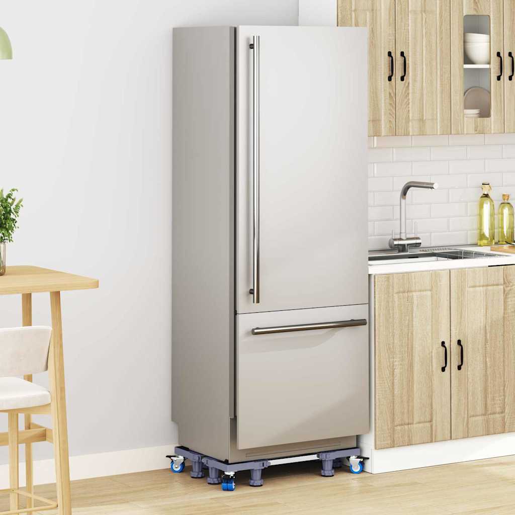 Base per lavatrice Grigio 67 x 67 x 12 cm Acciaio inossidabile