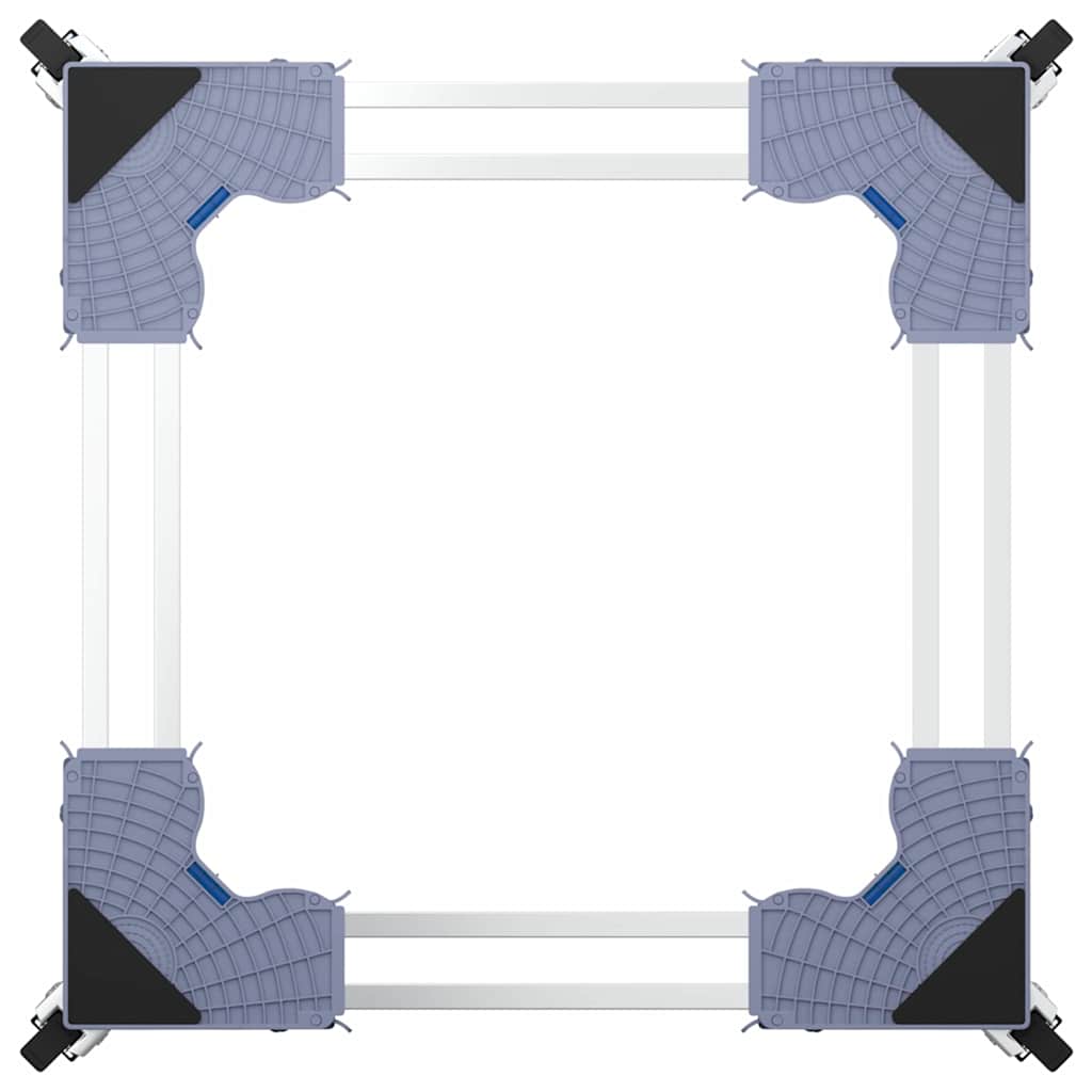 Base per lavatrice Grigio 67 x 67 x 12 cm Acciaio inossidabile