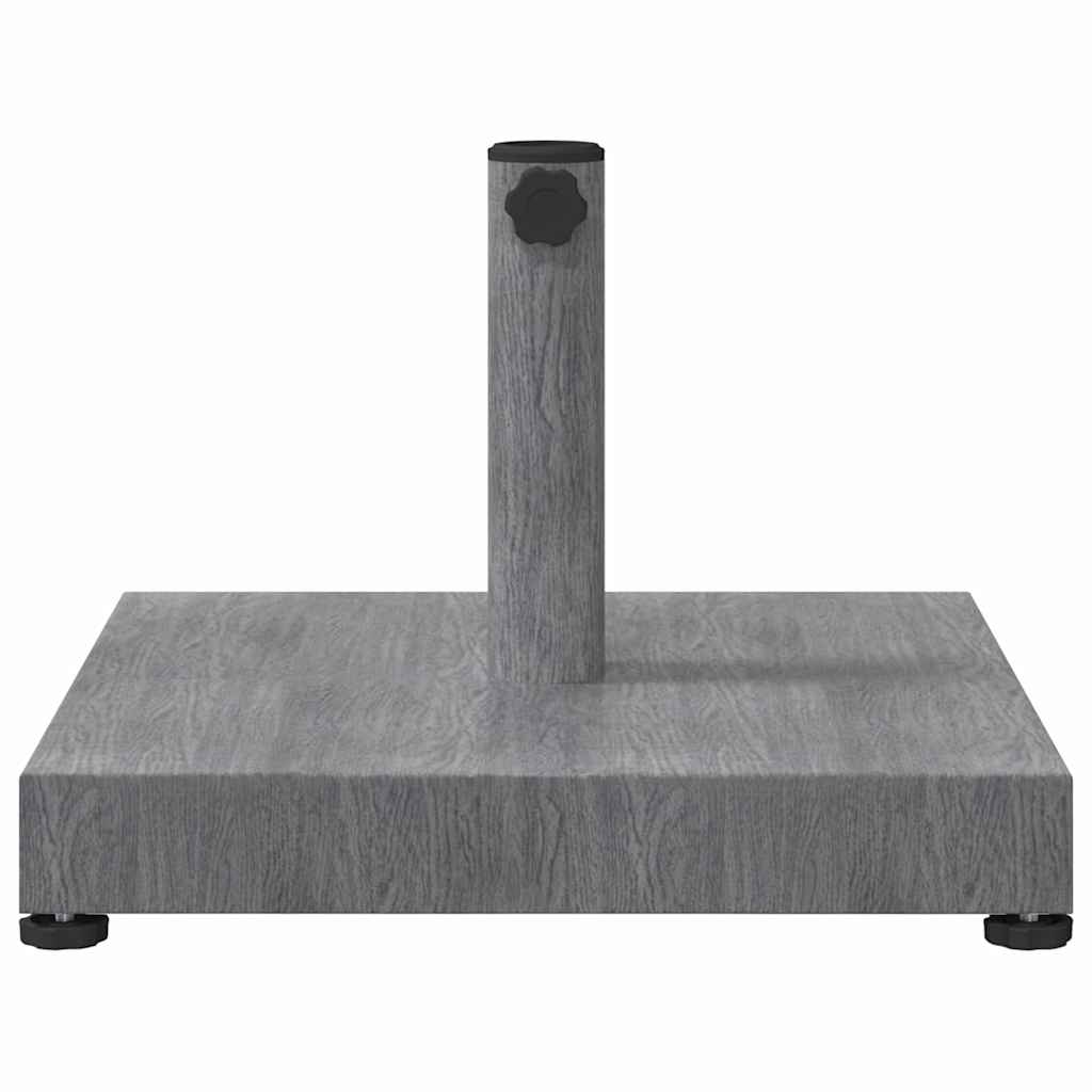 Base per ombrellone Aspetto Legno Grigio Scuro