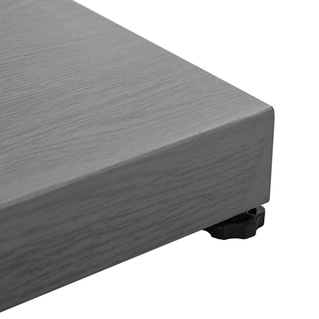 Base per ombrellone Aspetto Legno Grigio Scuro