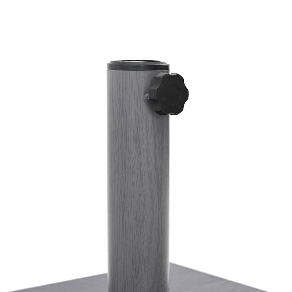 Base per ombrellone Aspetto Legno Grigio Scuro