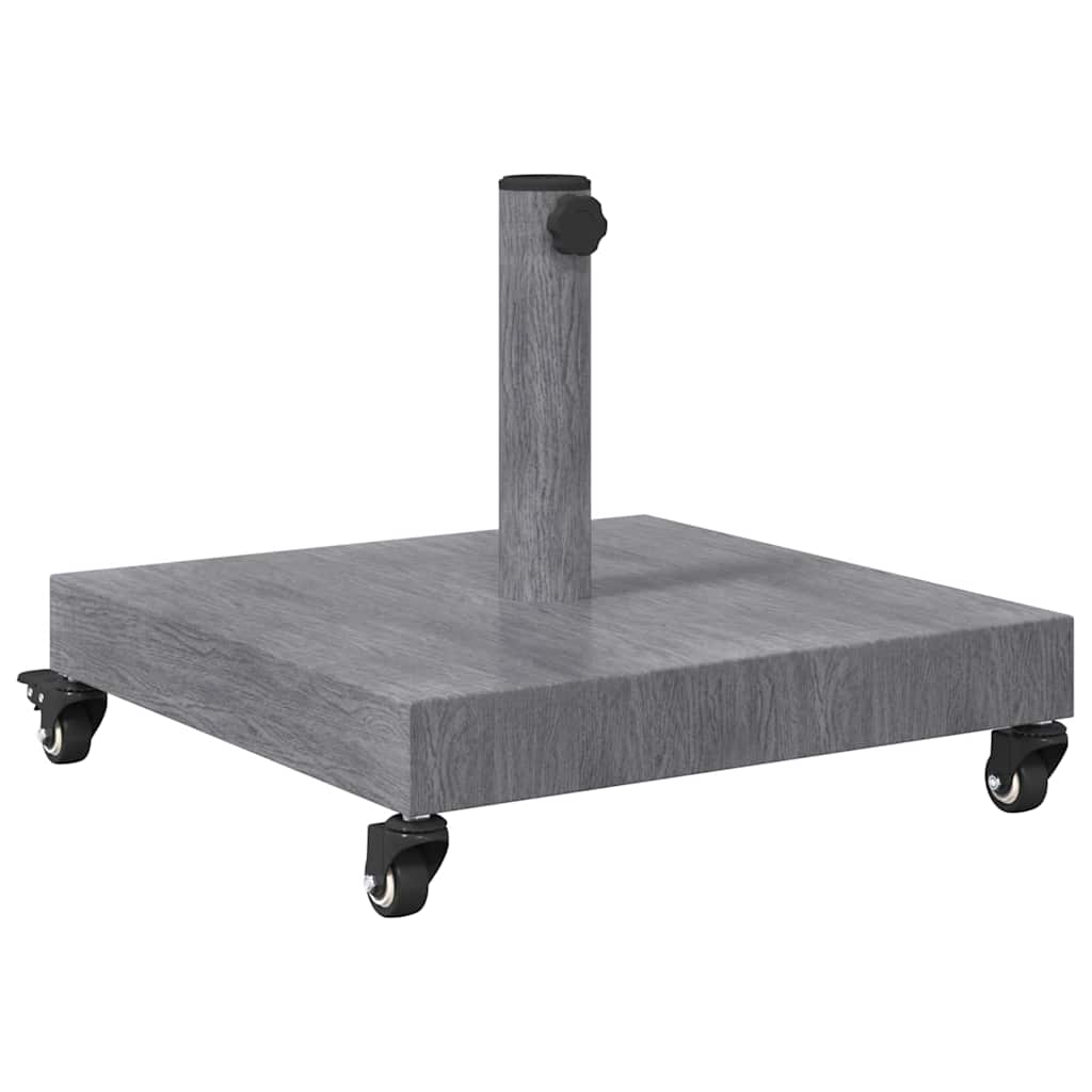 Base per ombrellone Aspetto Legno Grigio Scuro