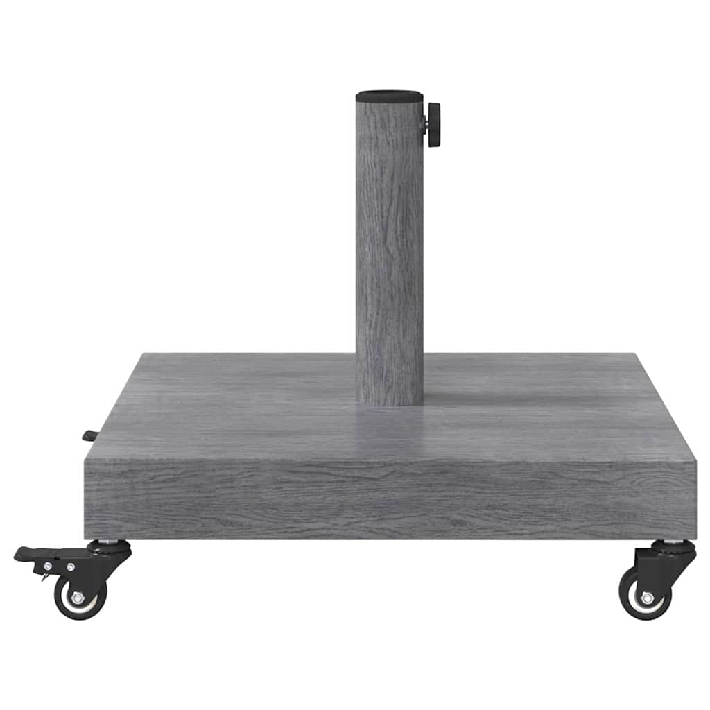Base per ombrellone Aspetto Legno Grigio Scuro