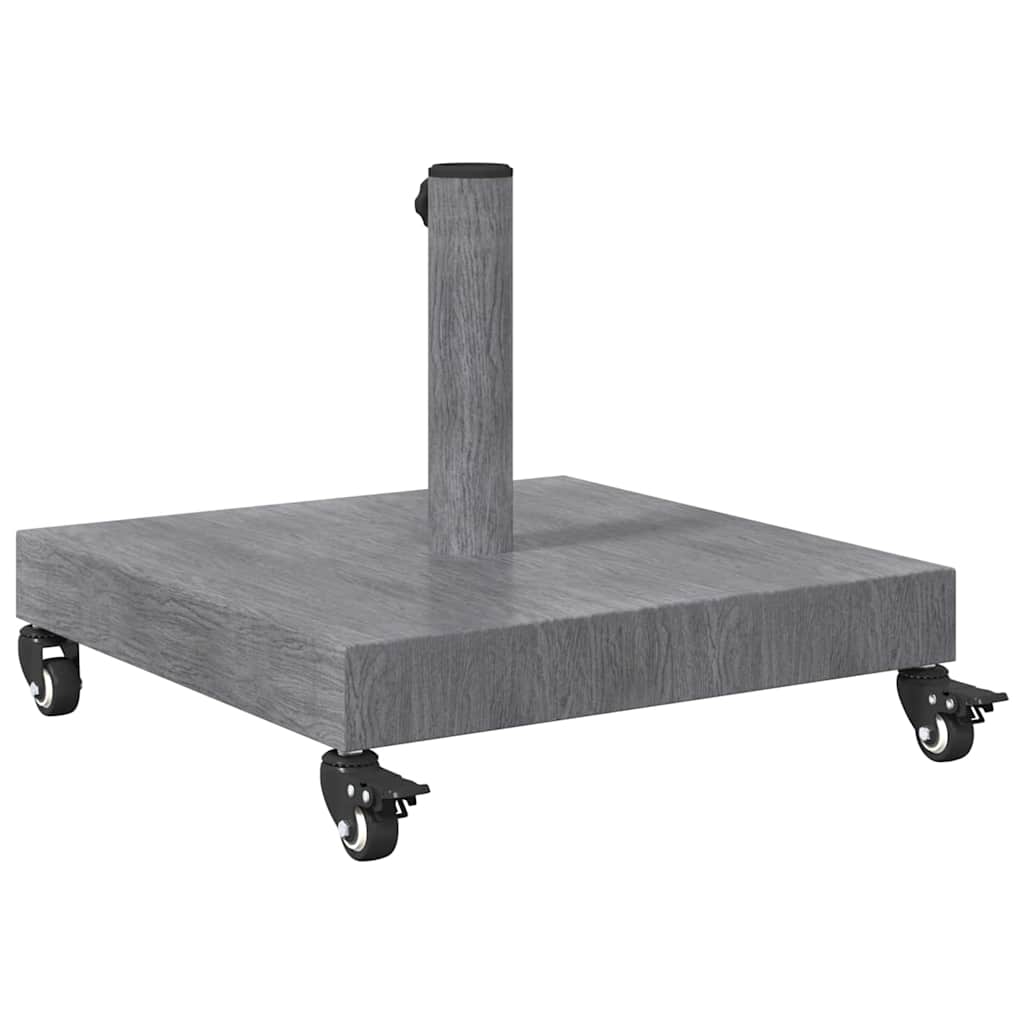 Base per ombrellone Aspetto Legno Grigio Scuro