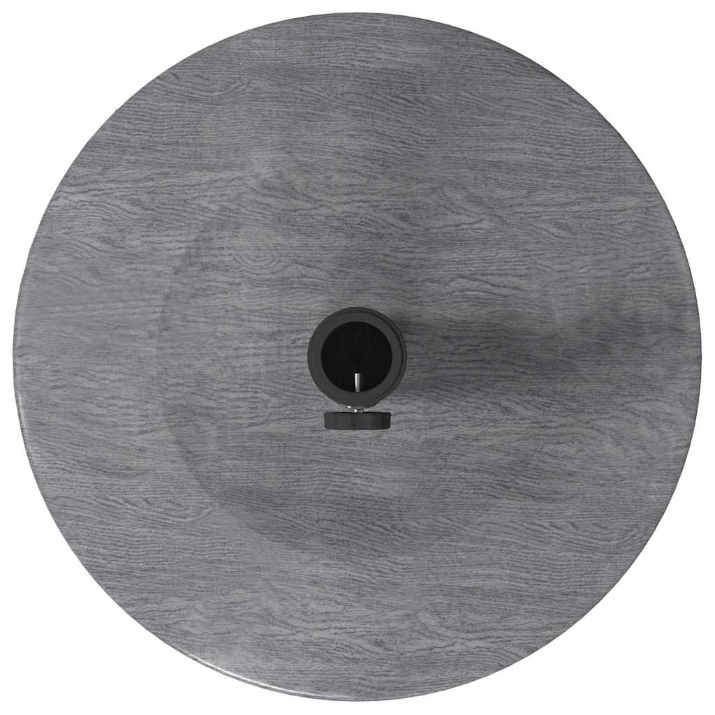 Base per ombrellone 24.35 kg Aspetto Legno Grigio Scuro Rotondo