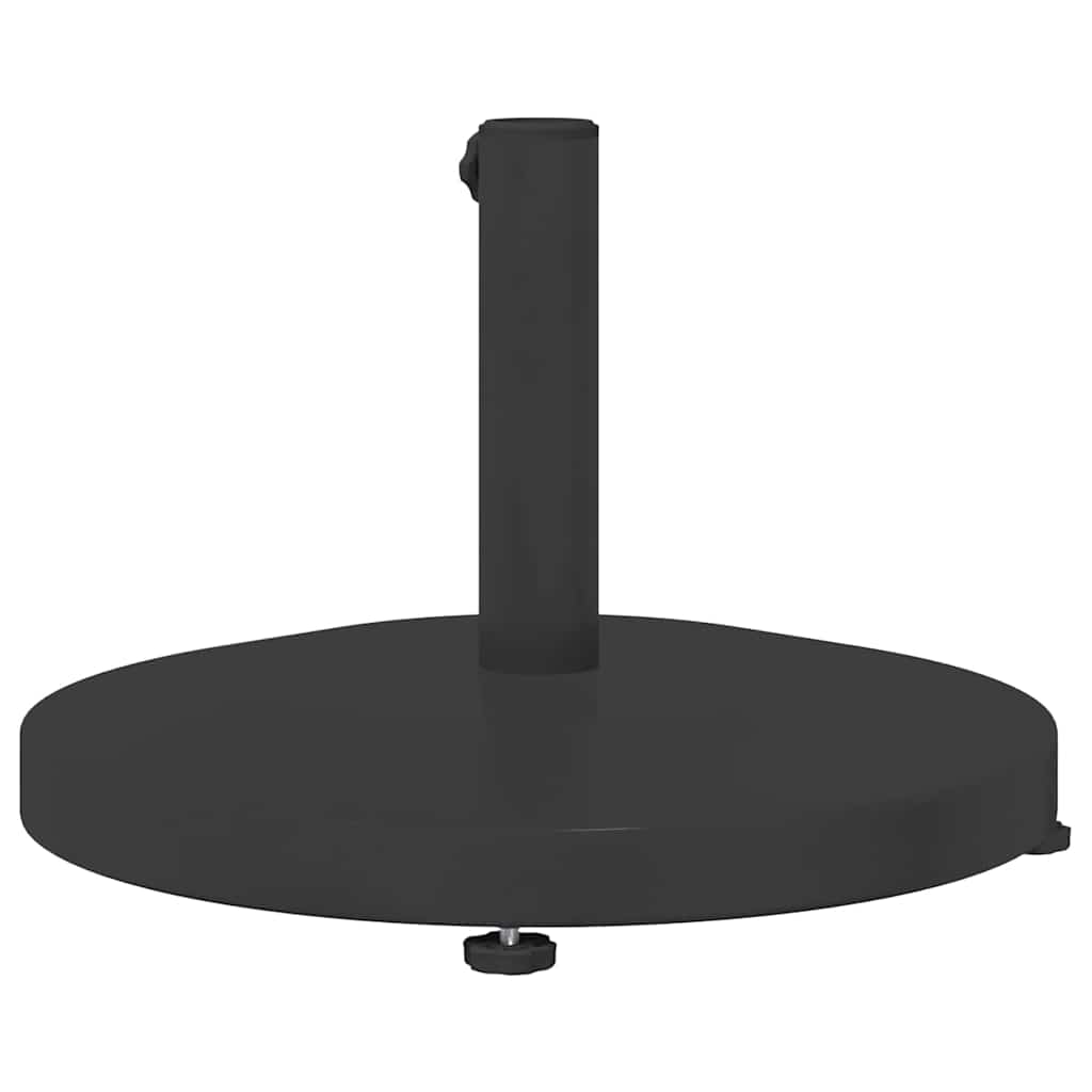 Base per ombrellone 24.6 kg Nero Rotondo