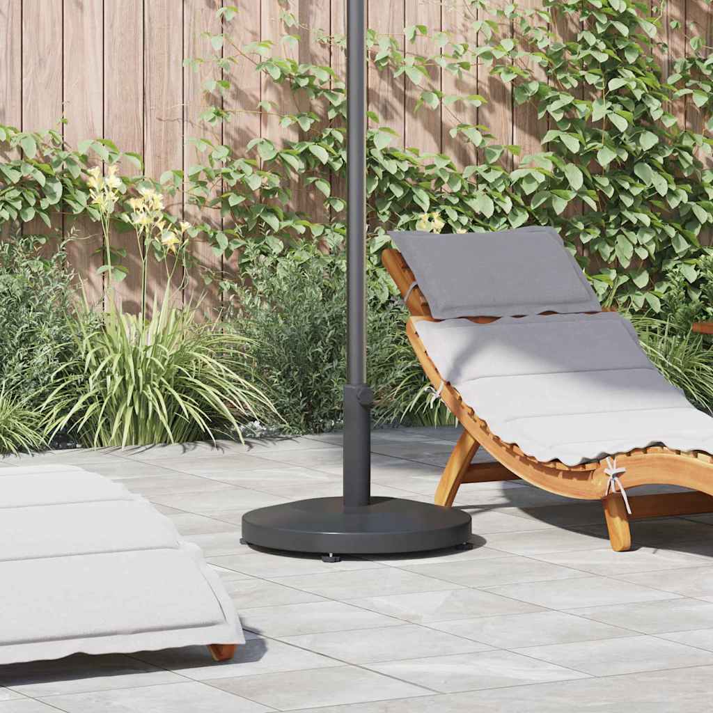 Base per ombrellone 24.6 kg Grigio Scuro Rotondo