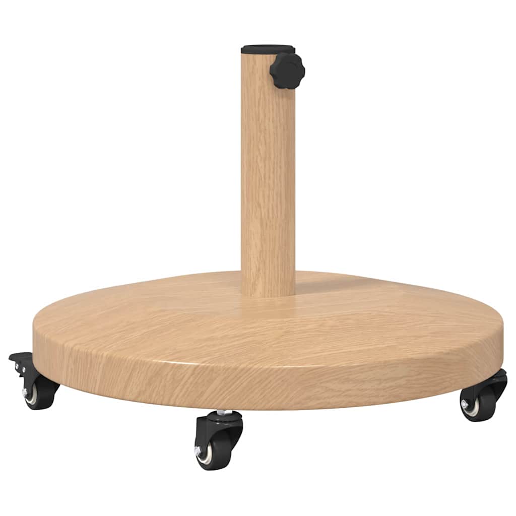 Base per ombrellone 24.8 kg Legno Chiaro Rotondo Regolabile