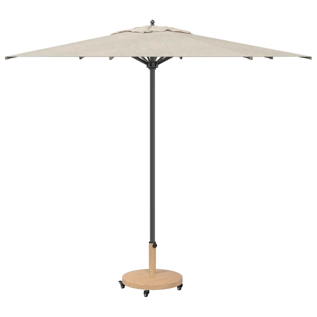 Base per ombrellone 24.8 kg Legno Chiaro Rotondo Regolabile