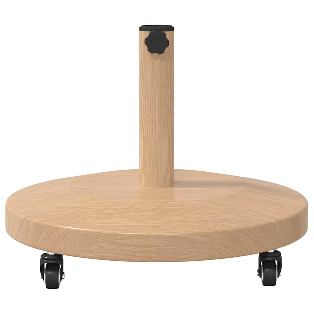 Base per ombrellone 24.8 kg Legno Chiaro Rotondo Regolabile