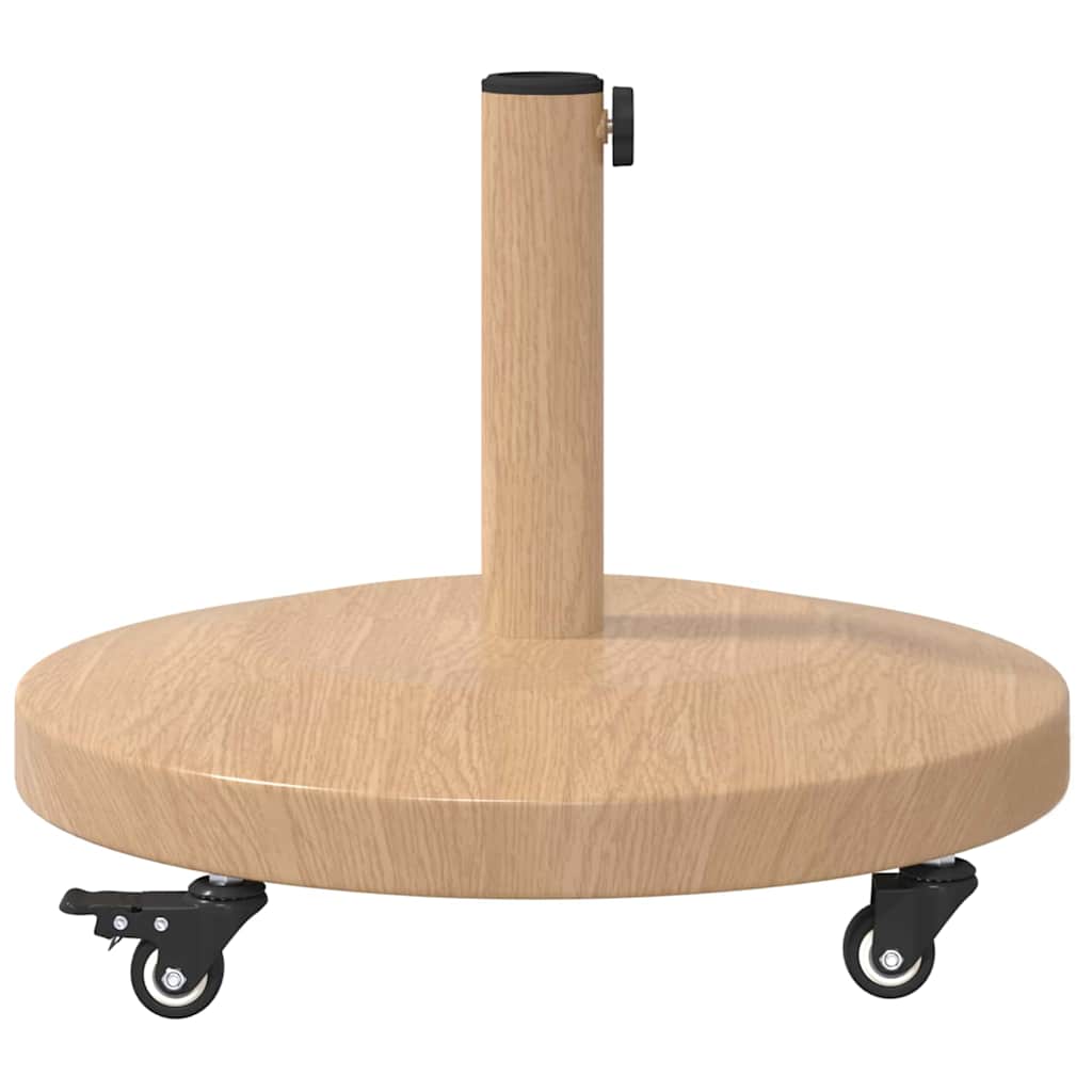 Base per ombrellone 24.8 kg Legno Chiaro Rotondo Regolabile