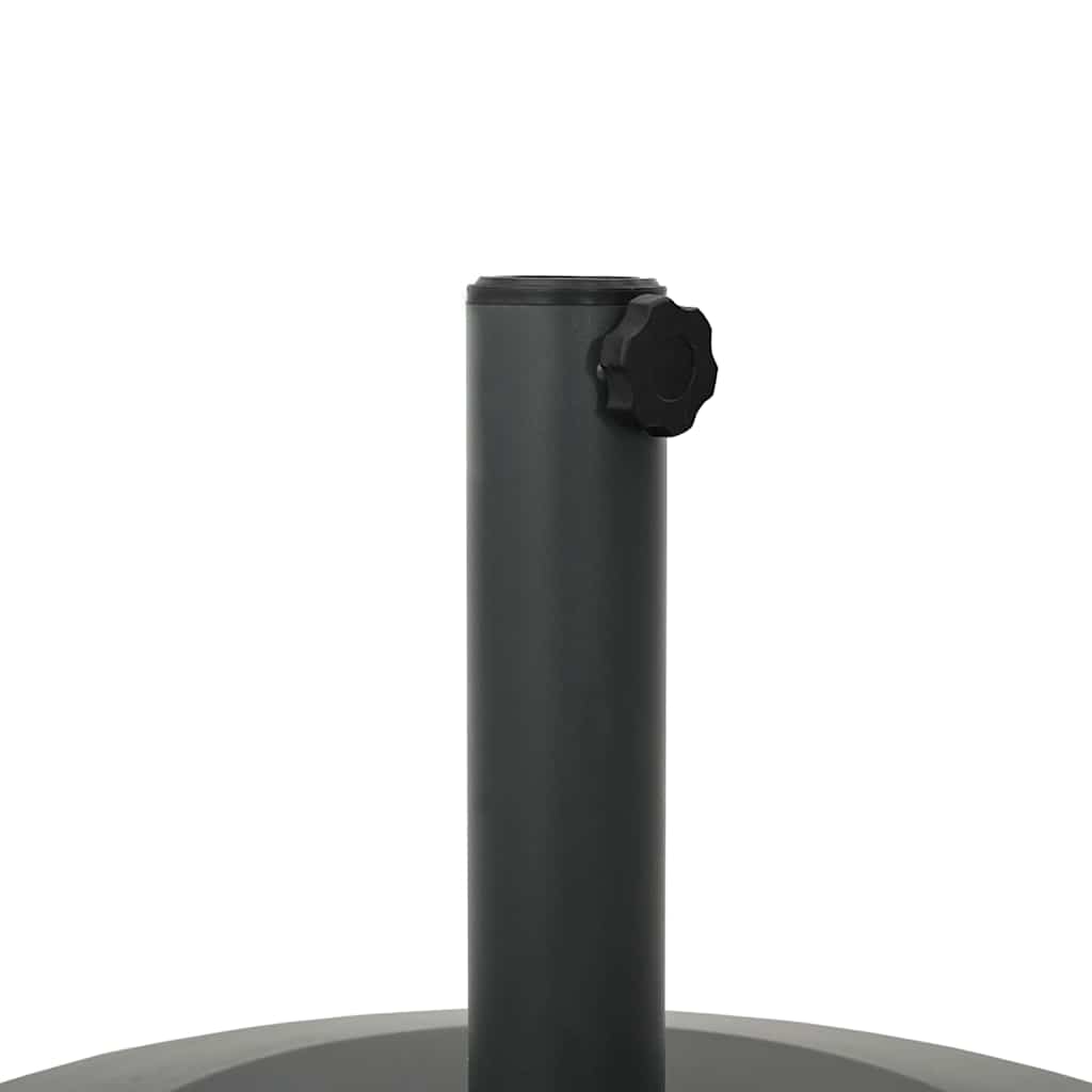 Base per ombrellone 24.45 kg Grigio Scuro Rotondo Regolabile