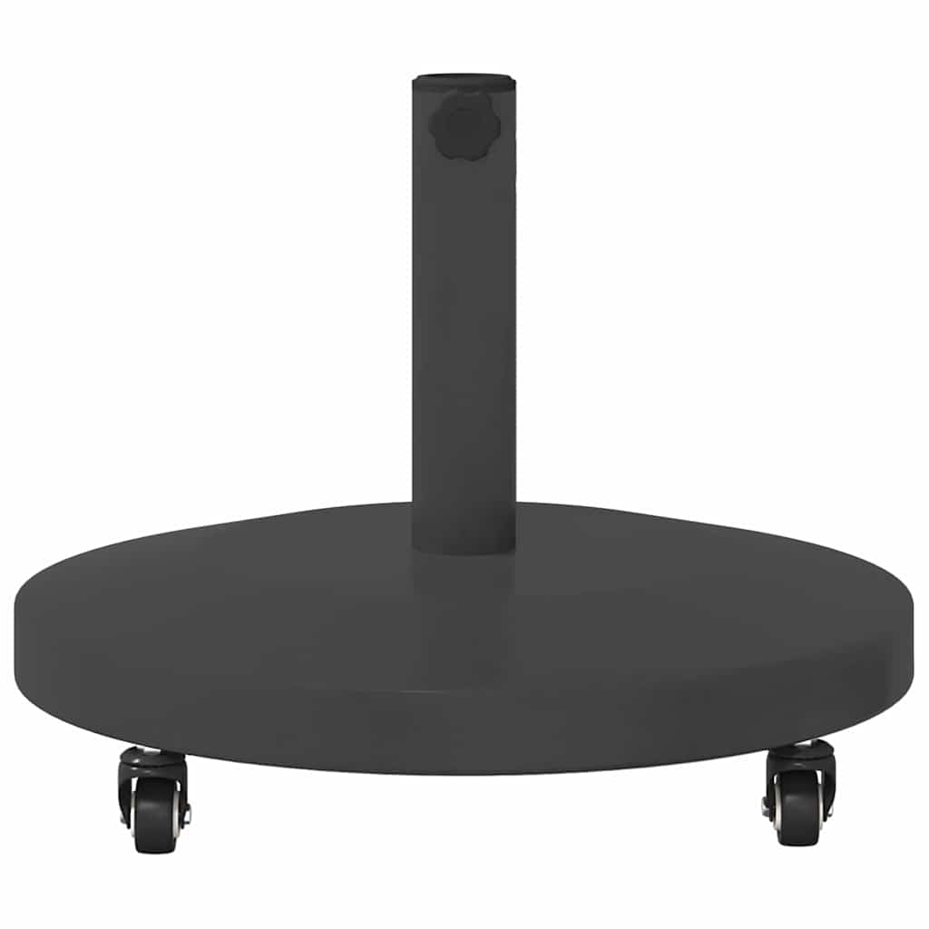 Base per ombrellone 24.45 kg Grigio Scuro Rotondo Regolabile