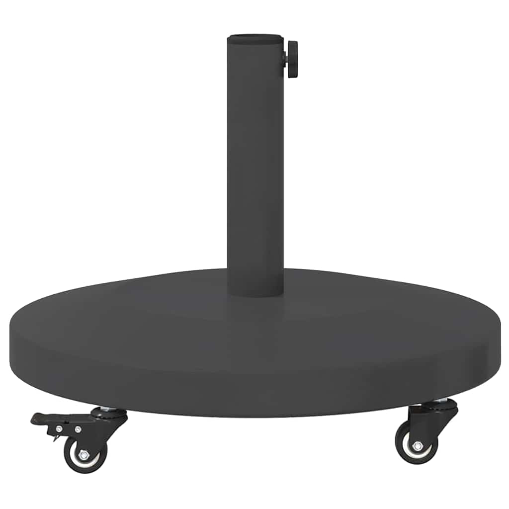 Base per ombrellone 24.45 kg Grigio Scuro Rotondo Regolabile