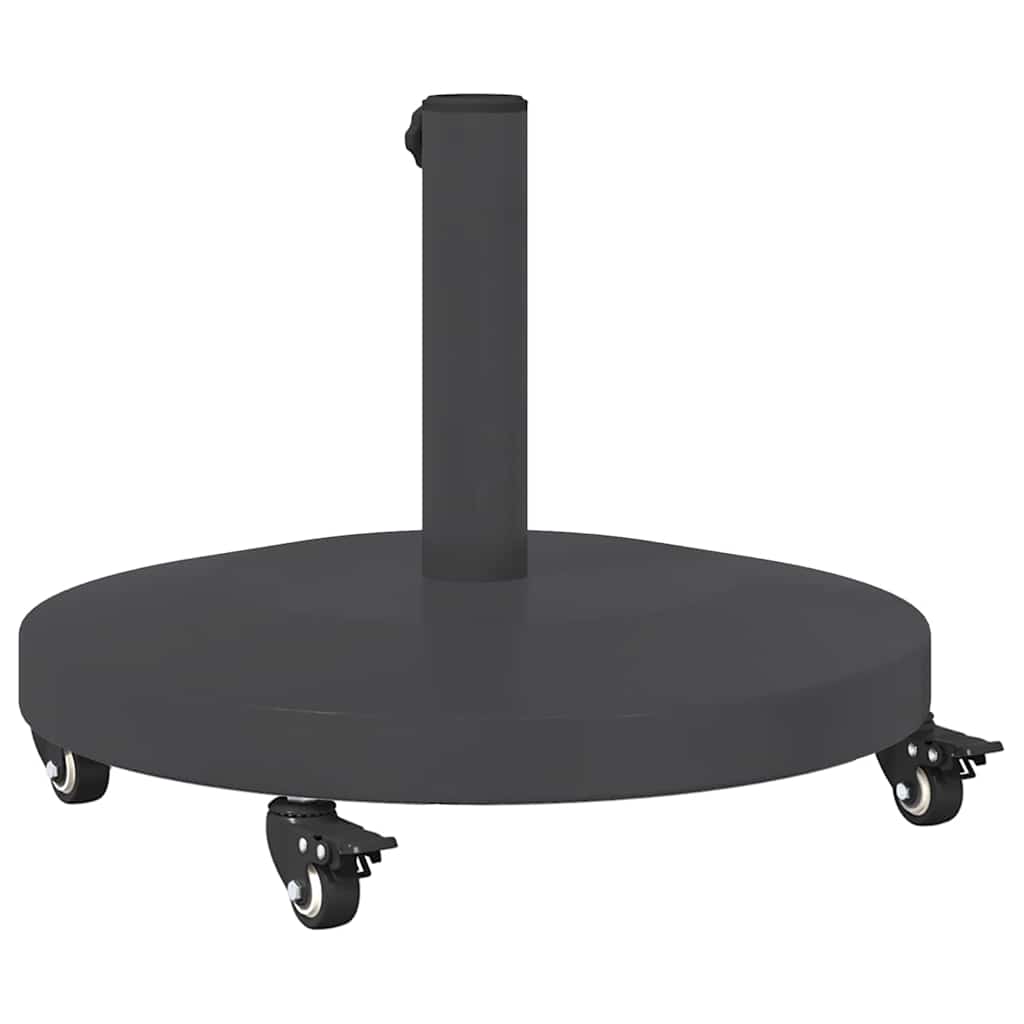 Base per ombrellone 24.45 kg Grigio Scuro Rotondo Regolabile