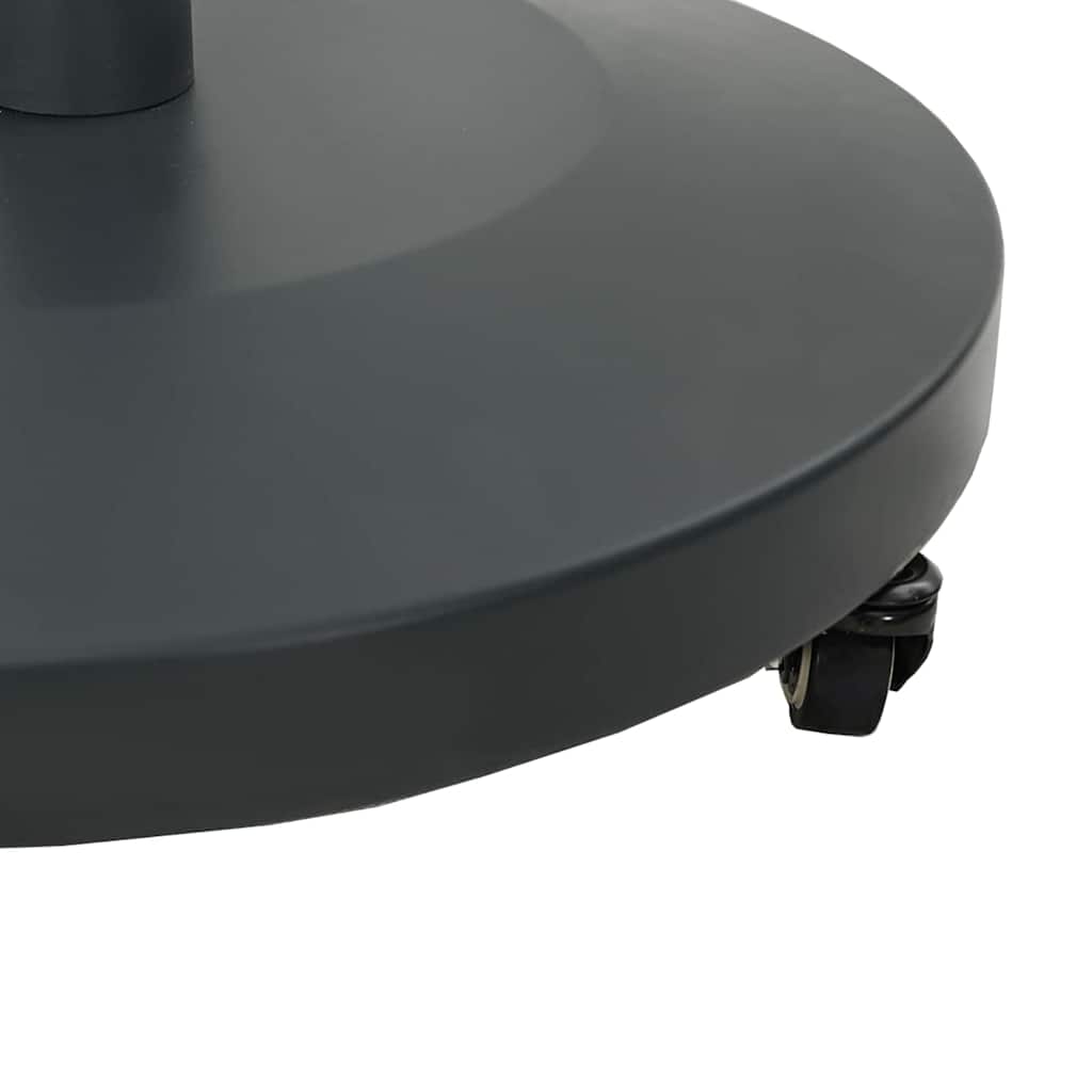 Base per ombrellone 24.45 kg Grigio Scuro Rotondo Regolabile