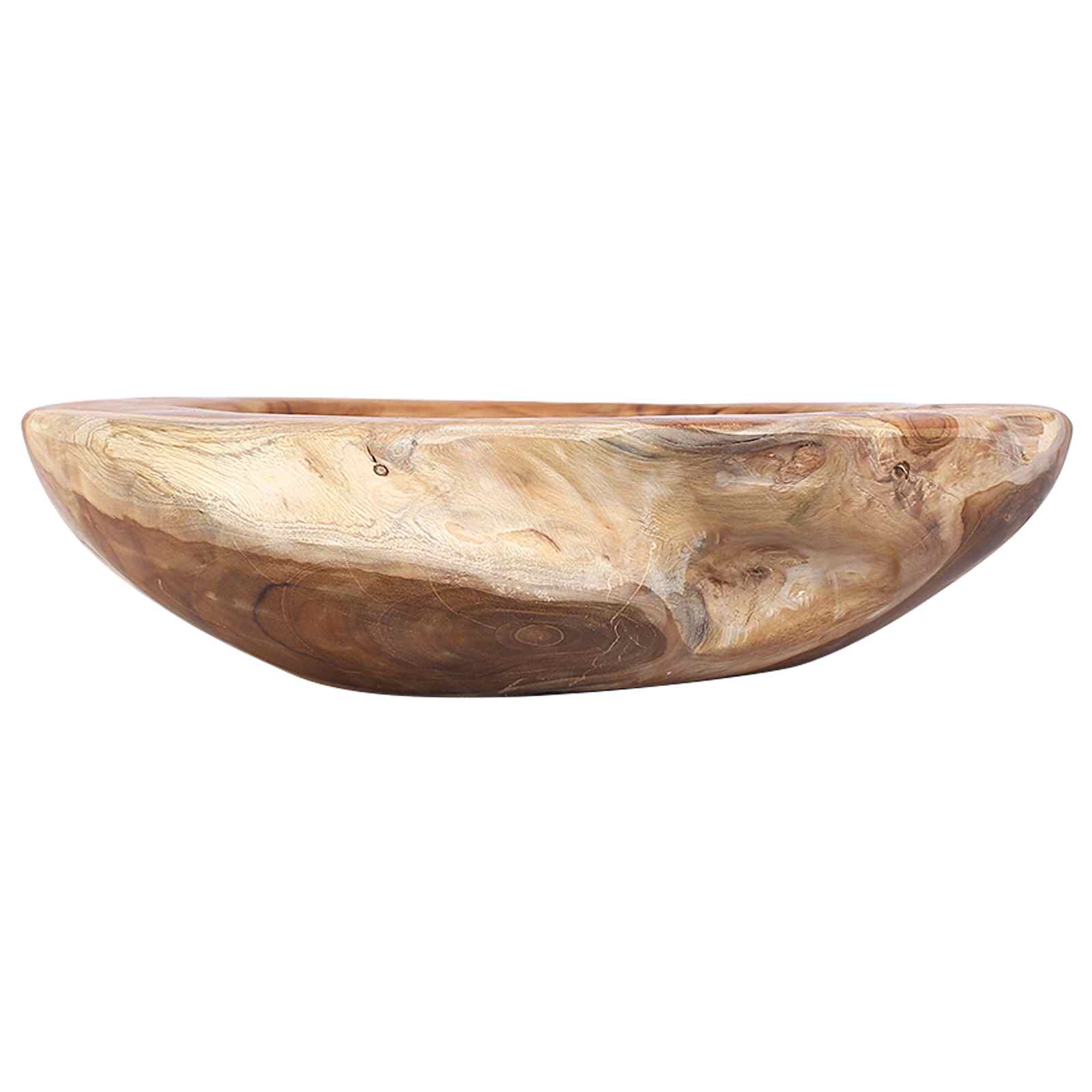 Portafrutta JEPARA Ø 30 cm Legno di teak massello Rotondo