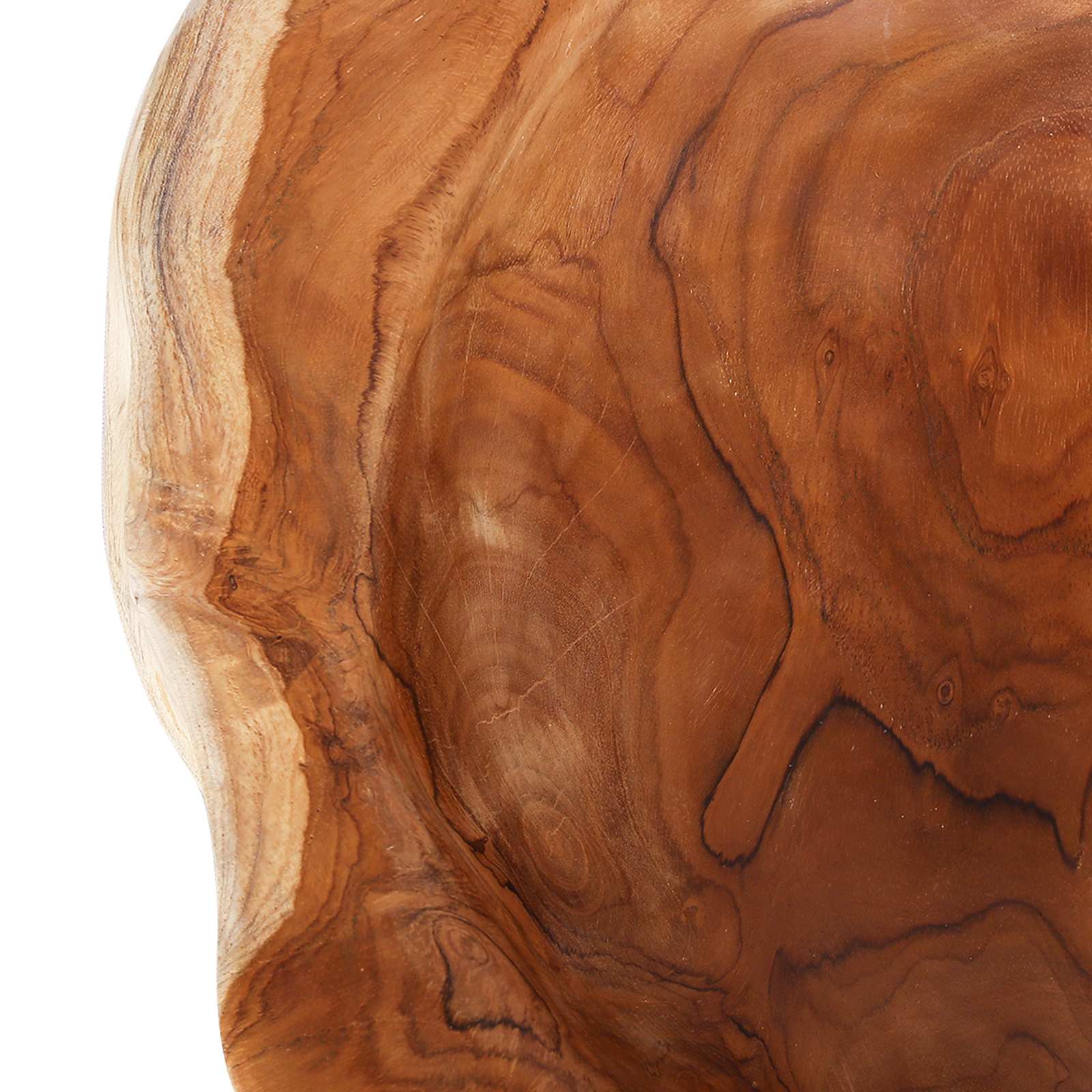Portafrutta JEPARA Ø 30 cm Legno di teak massello Rotondo