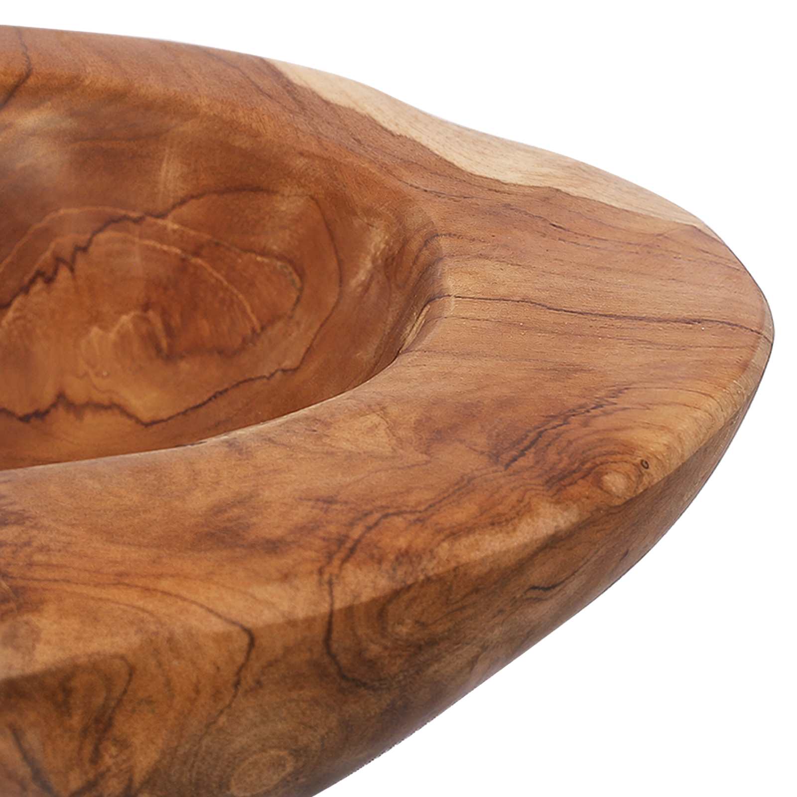 Portafrutta JEPARA Ø 30 cm Legno di teak massello Rotondo