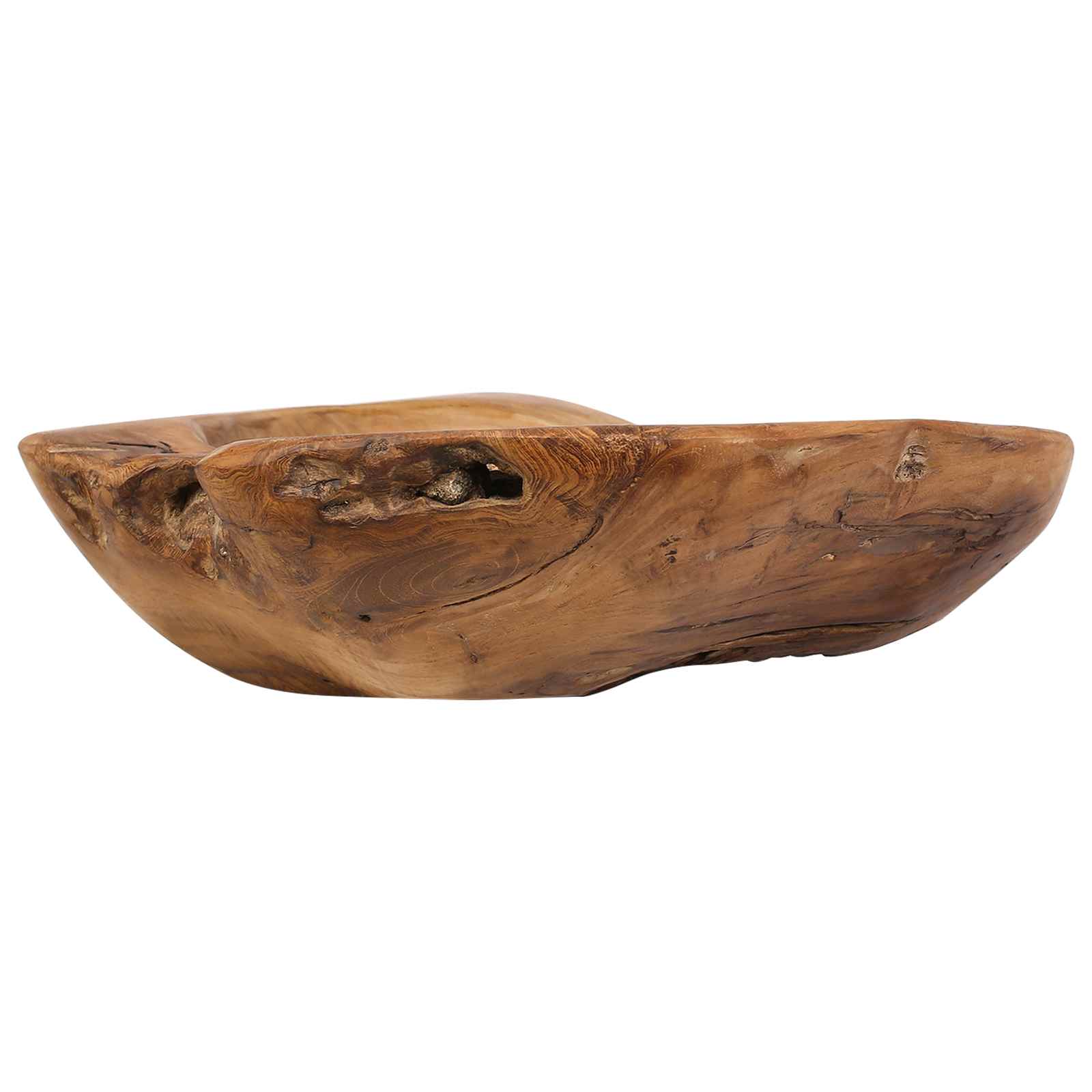 Portafrutta JEPARA Ø 40 cm Legno di teak massello Rotondo