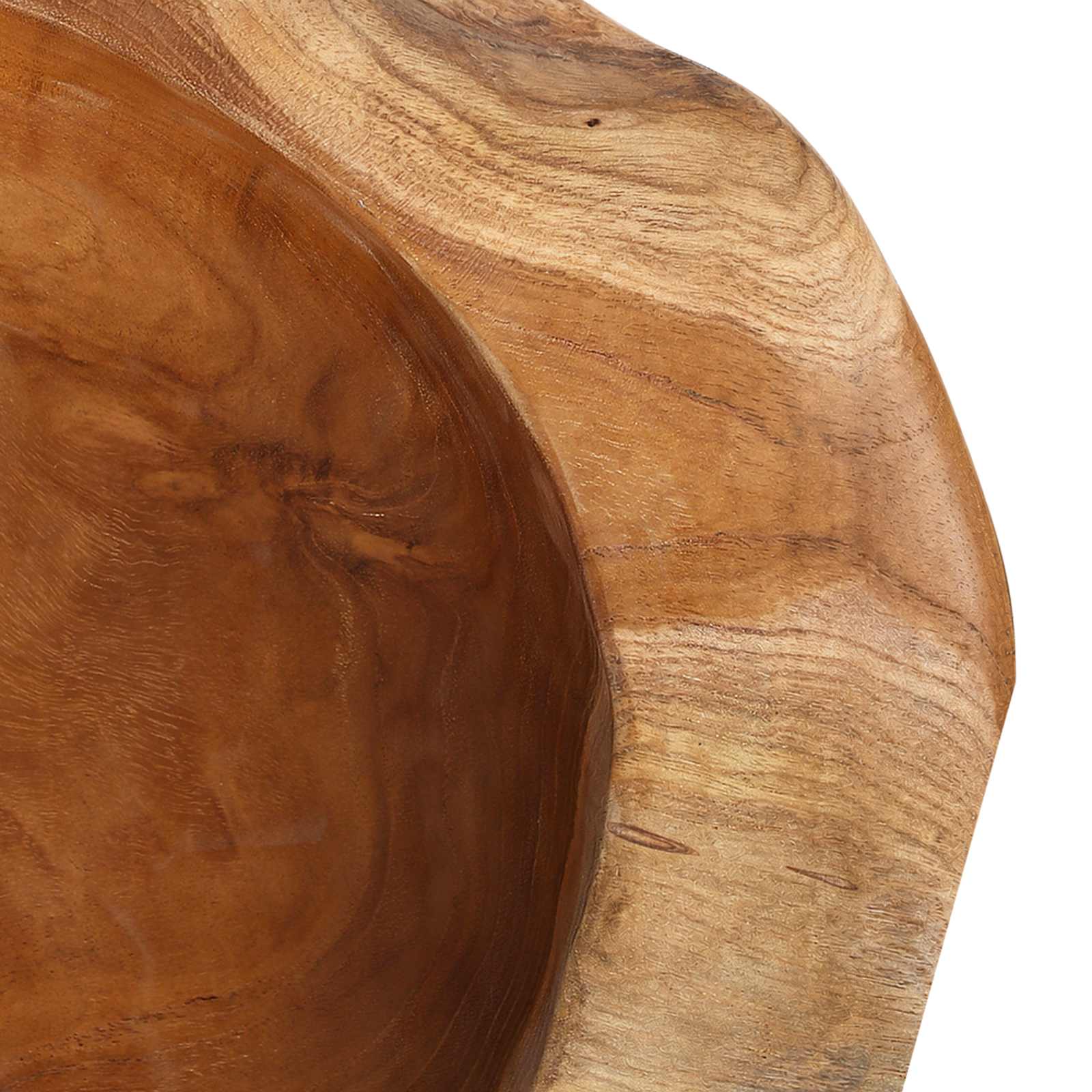 Portafrutta JEPARA Ø 50 cm Legno di teak massello Rotondo