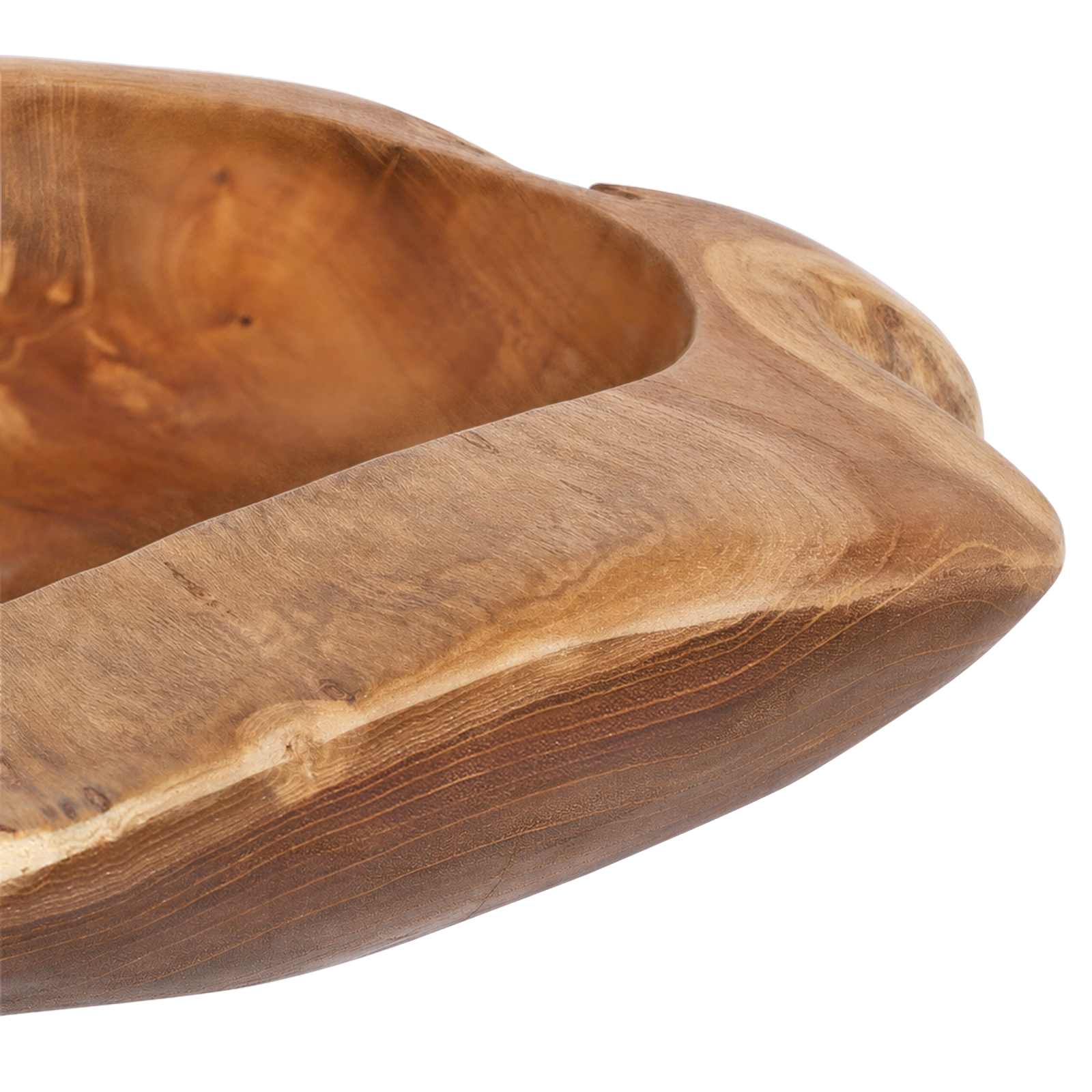 Portafrutta JEPARA Ø 50 cm Legno di teak massello Rotondo