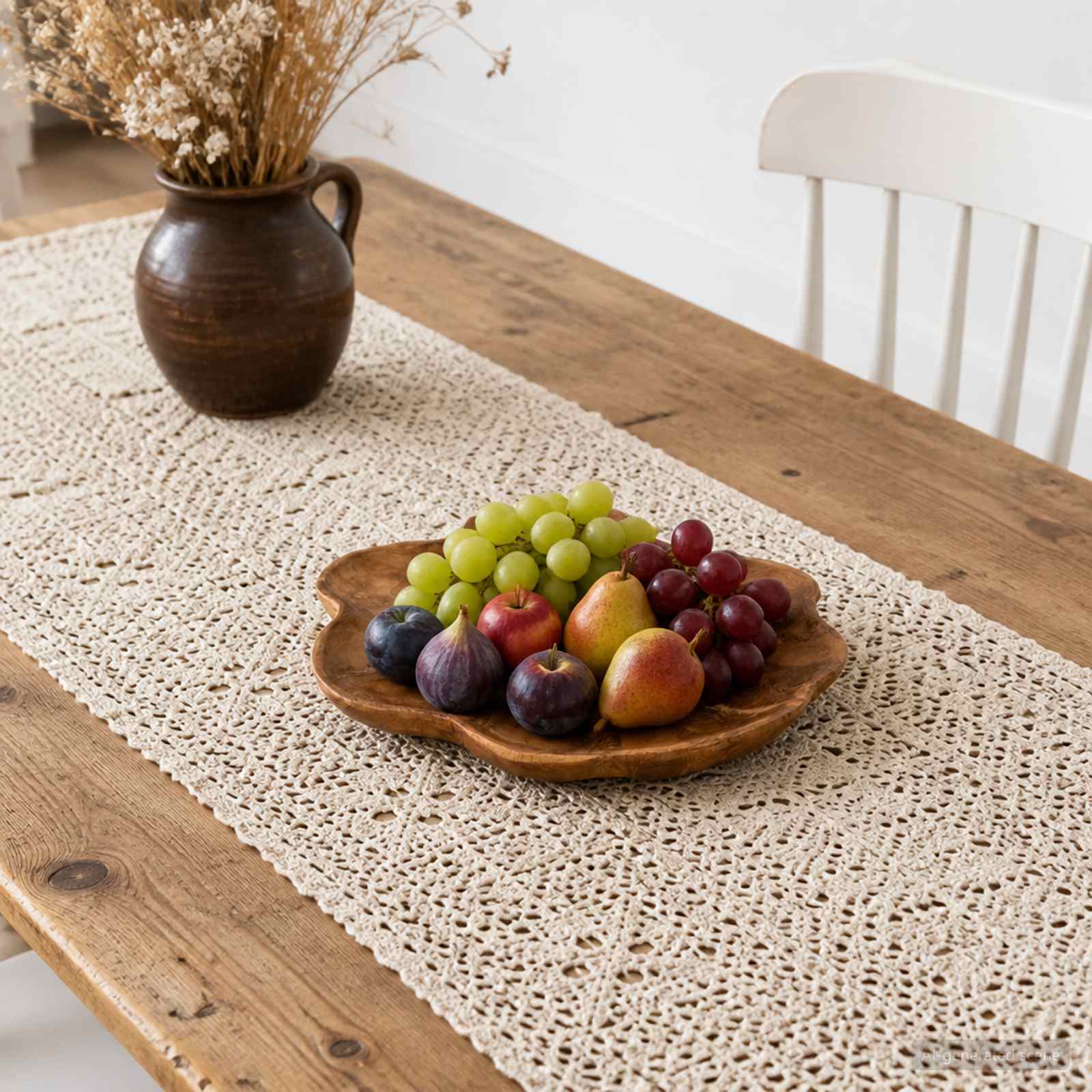 Portafrutta JEPARA Marrone Teak Ø 40 cm