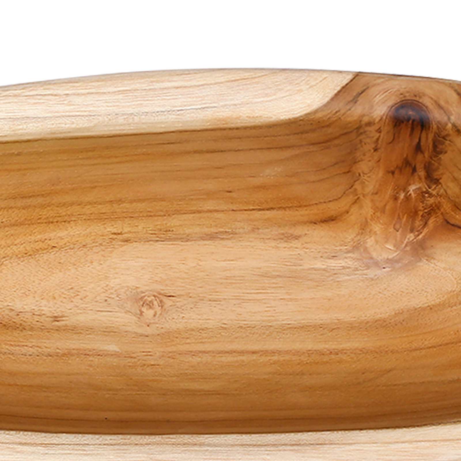 Fruit Bowl JEPARA Teak Brown 46 x 16 x 11 cm