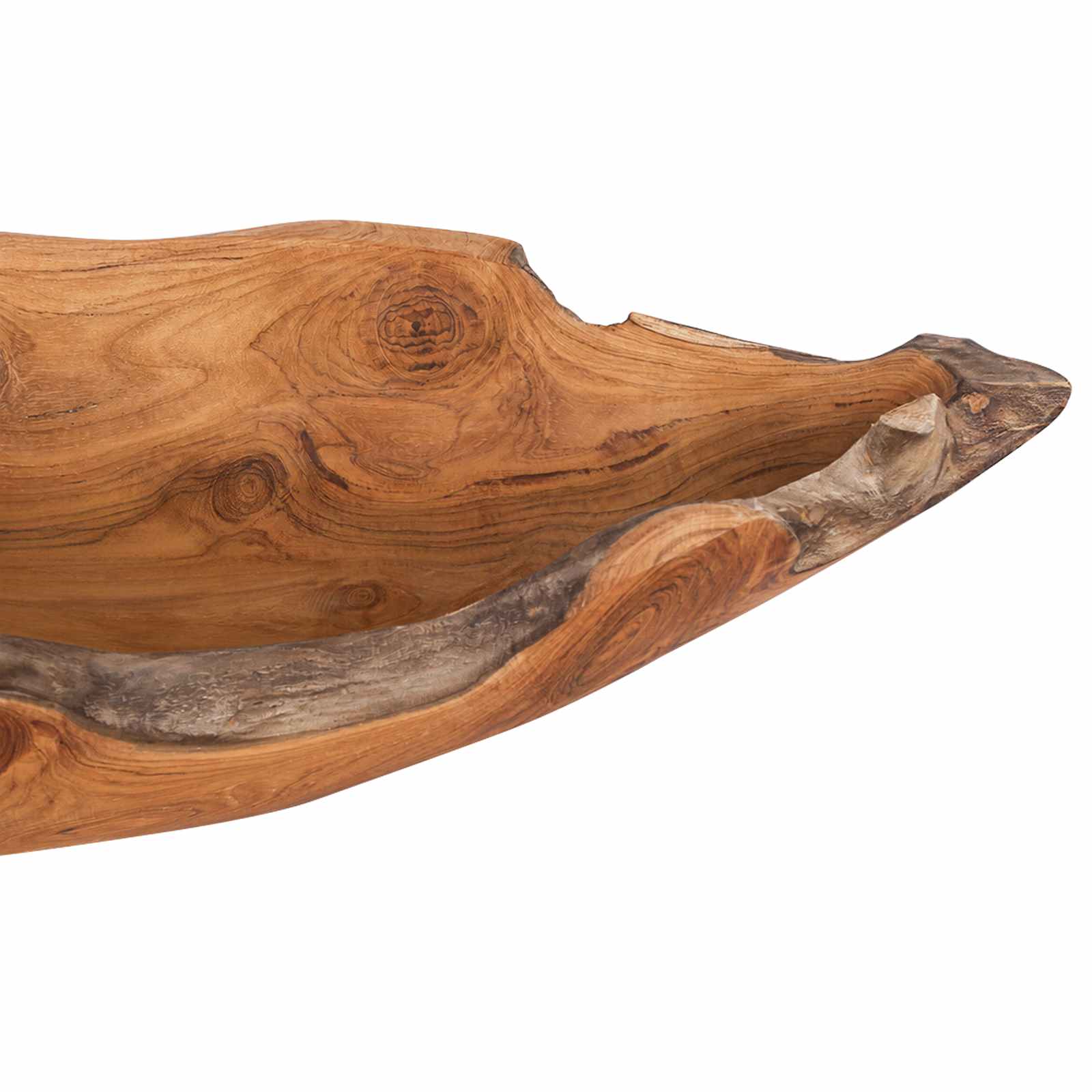 Portafrutta JEPARA Marrone Teak 61 x 21 x 11 cm