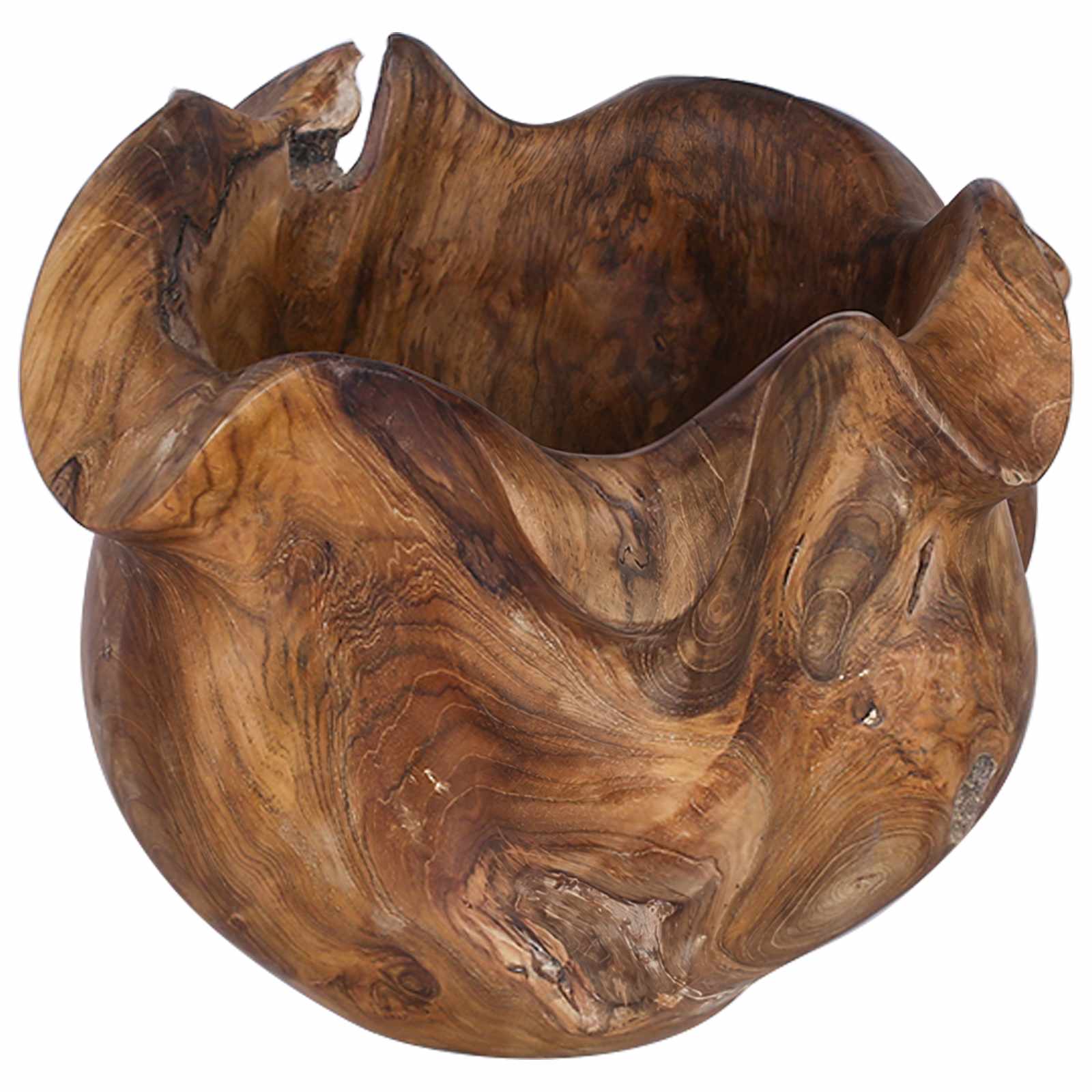 Portafrutta JEPARA Marrone Teak Ø 35 cm