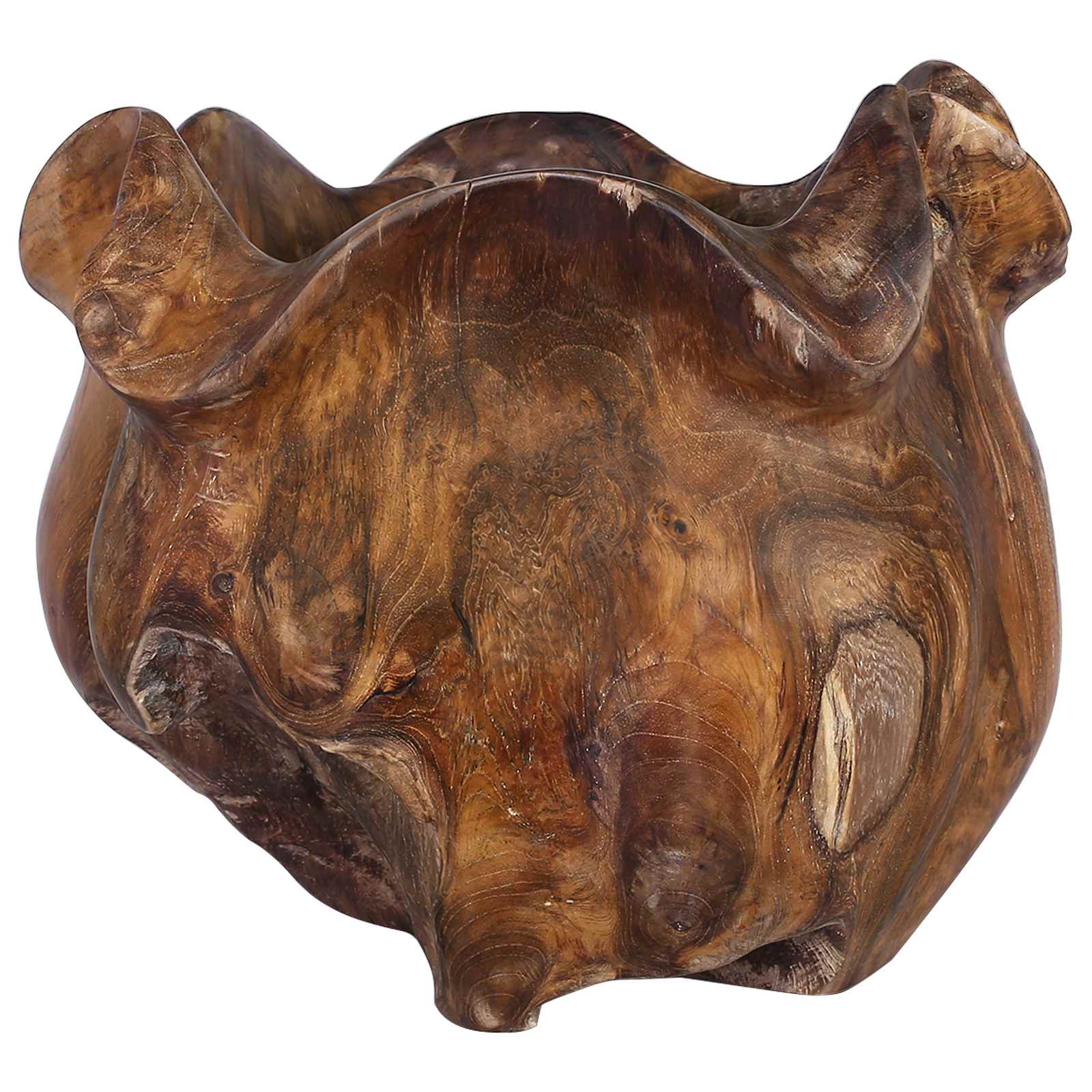 Portafrutta JEPARA Marrone Teak Ø 35 cm