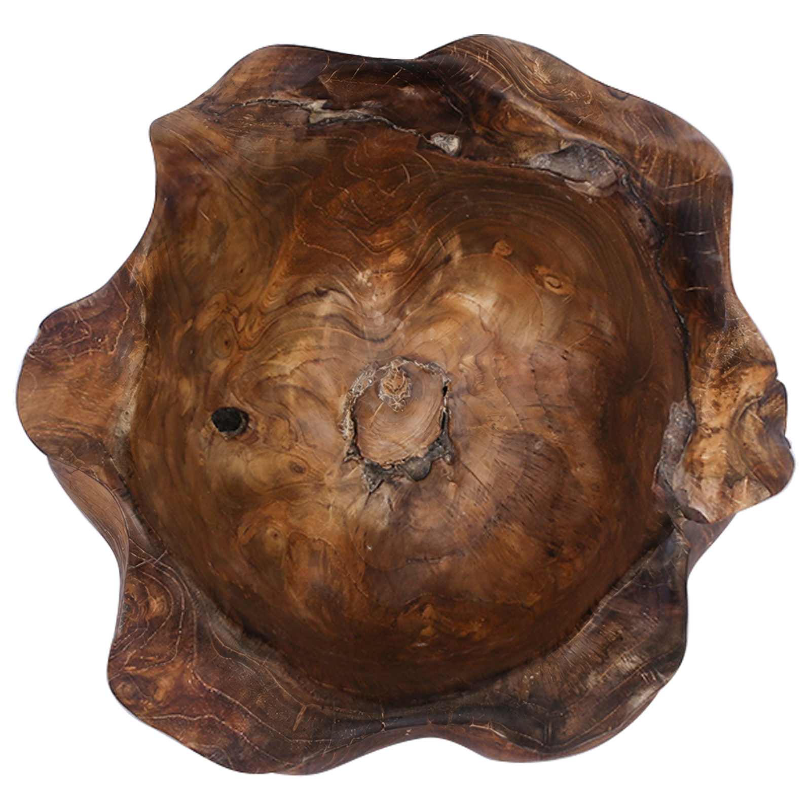 Portafrutta JEPARA Marrone Teak Ø 35 cm