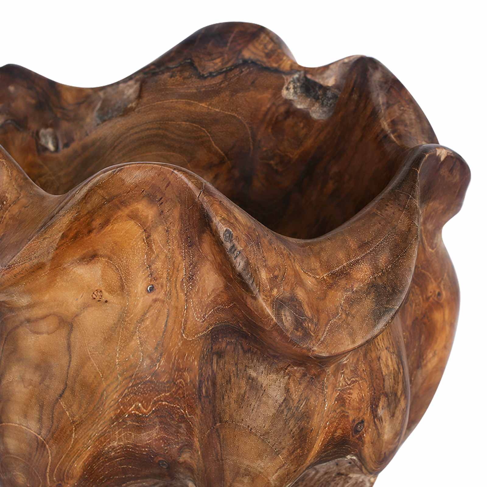 Portafrutta JEPARA Marrone Teak Ø 35 cm