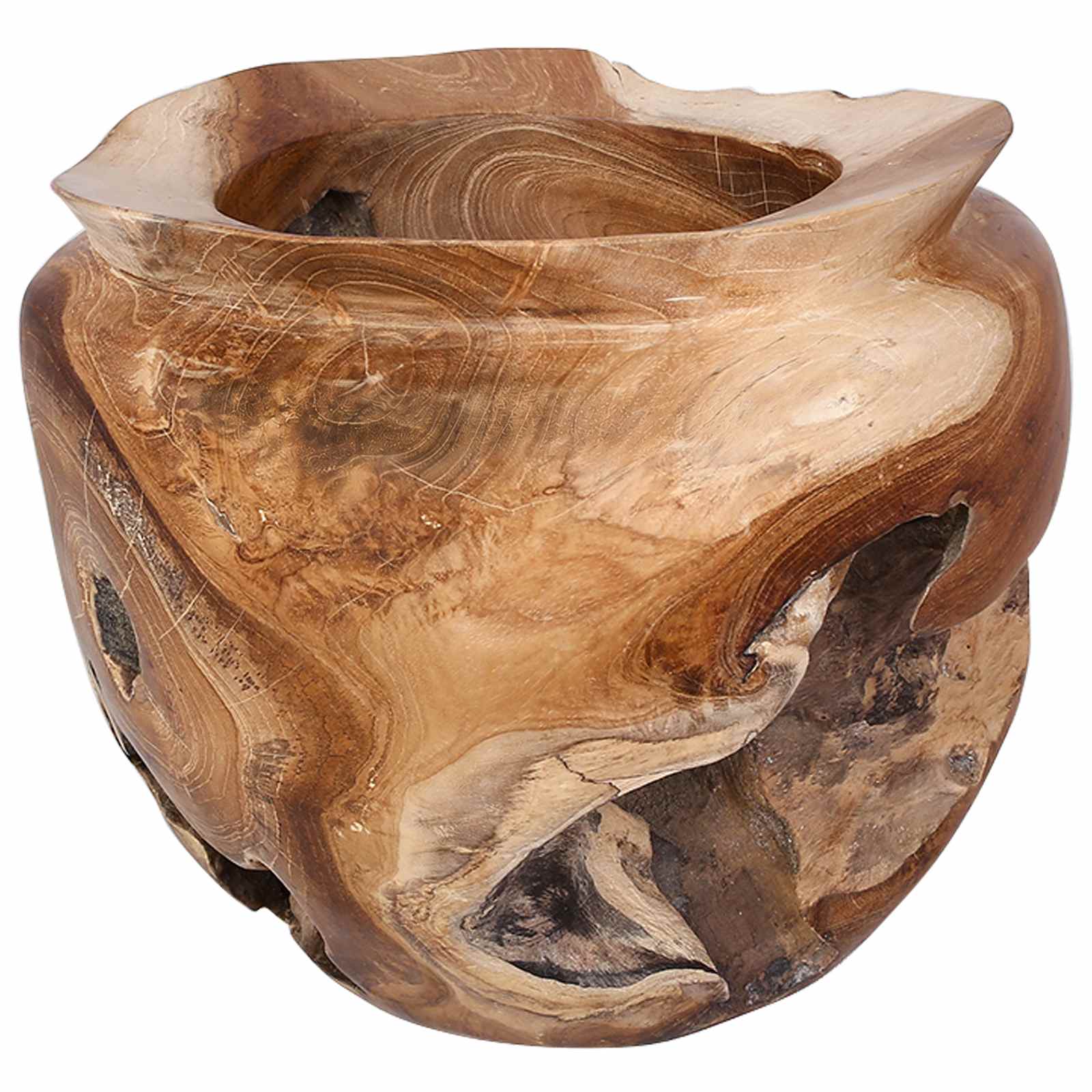 Portafrutta JEPARA Marrone Teak Ø 35 cm