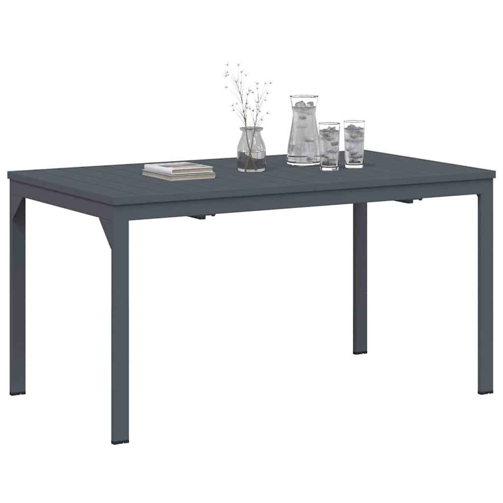 Tavolo da patio Antracite 180 x 80 x 74 cm