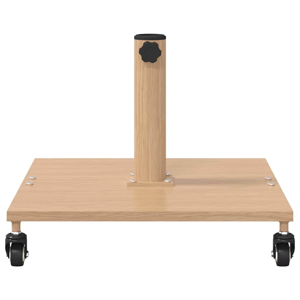 Base per ombrellone 26.75 kg Legno Chiaro Quadrato Regolabile