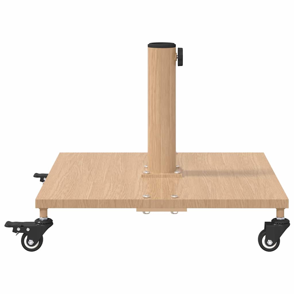Base per ombrellone 26.75 kg Legno Chiaro Quadrato Regolabile