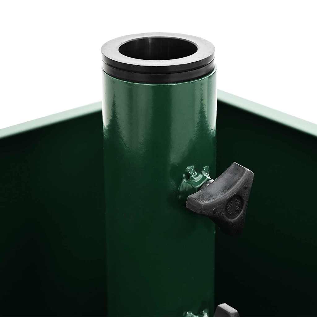 Base per ombrellone Verde 45 x 45 x 45 cm Acciaio