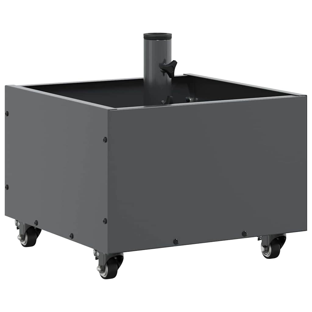 Base per ombrellone Antracite 45 x 45 x 45 cm Acciaio