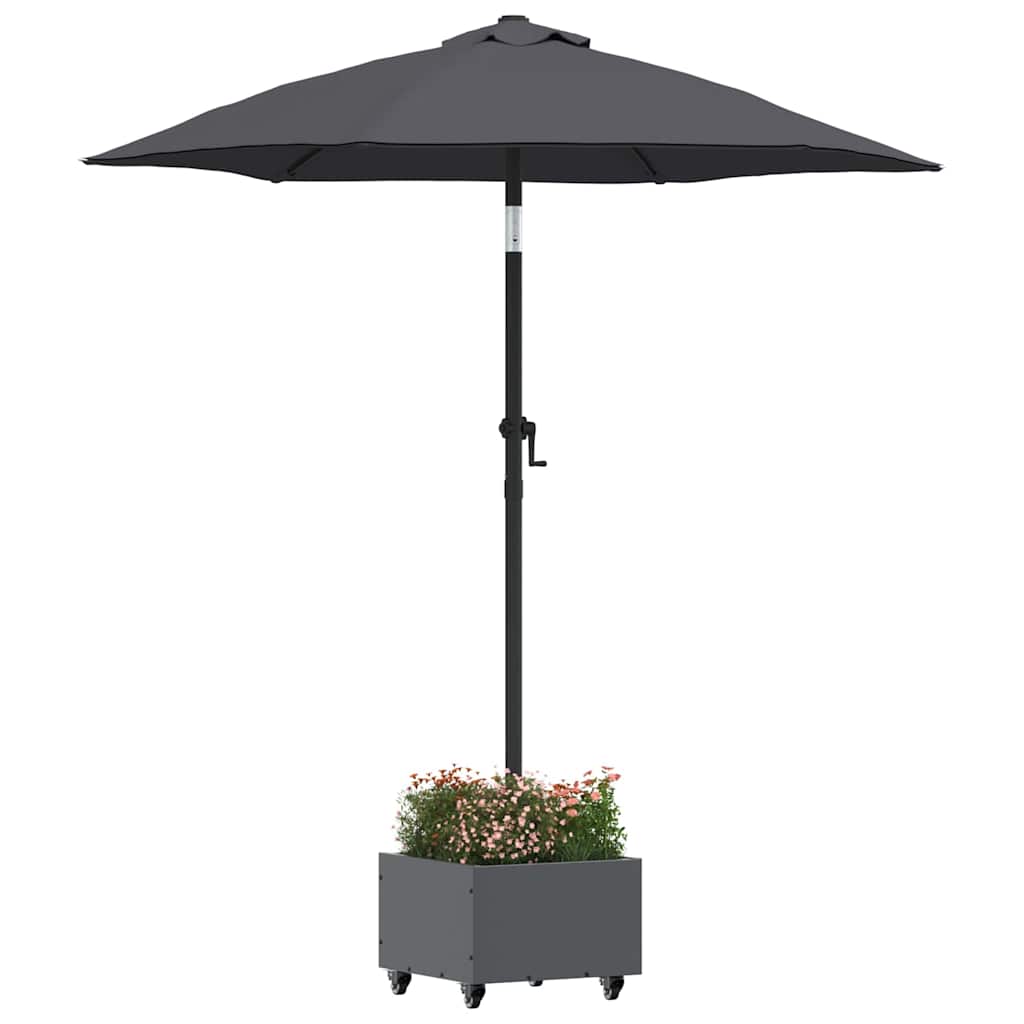 Base per ombrellone Antracite 45 x 45 x 45 cm Acciaio