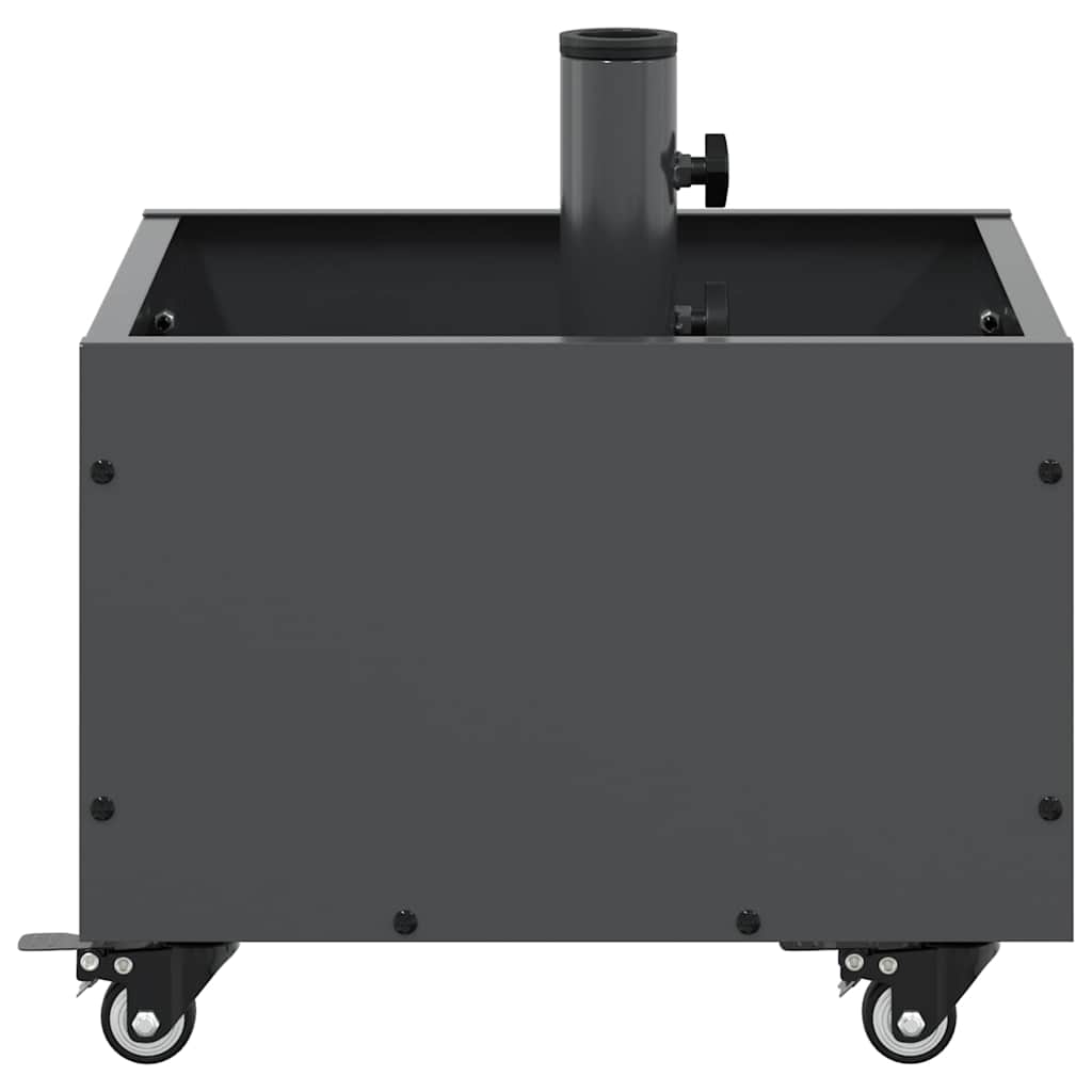 Base per ombrellone Antracite 45 x 45 x 45 cm Acciaio