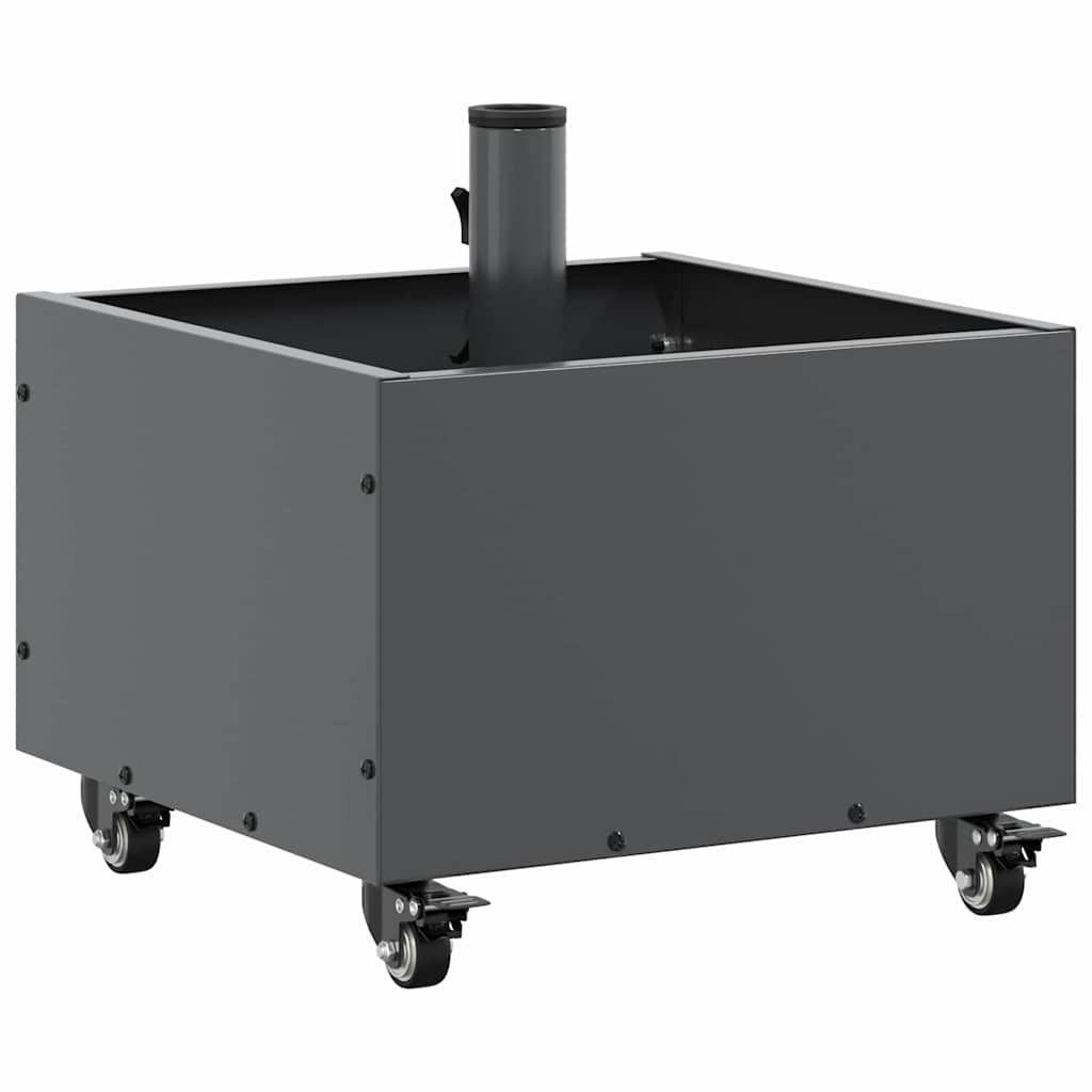Base per ombrellone Antracite 45 x 45 x 45 cm Acciaio