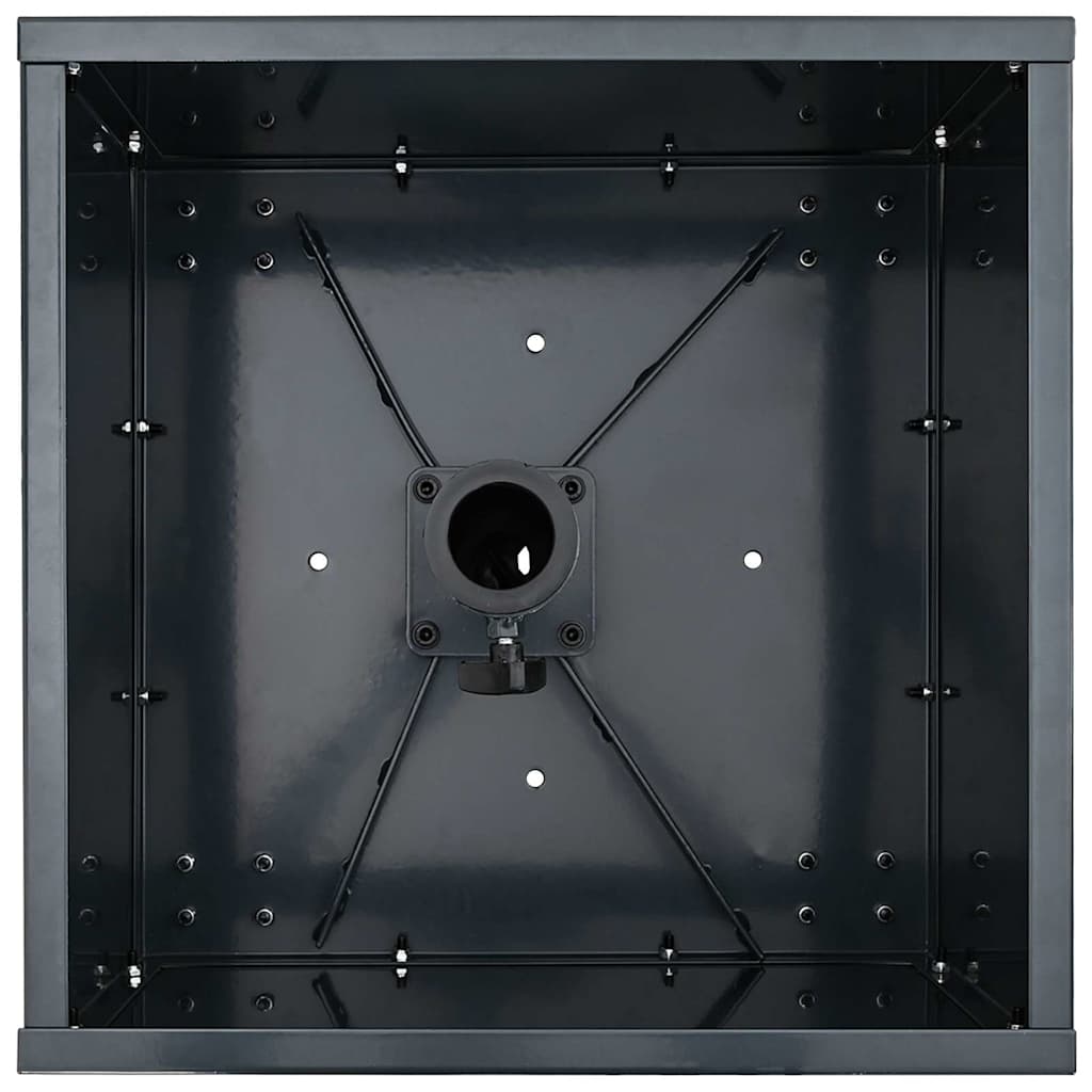 Base per ombrellone Antracite 45 x 45 x 45 cm Acciaio
