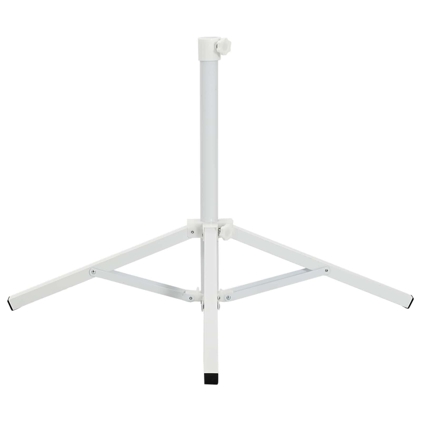 Supporto Parasol Bianco Acciaio per 25-32 mm Palo
