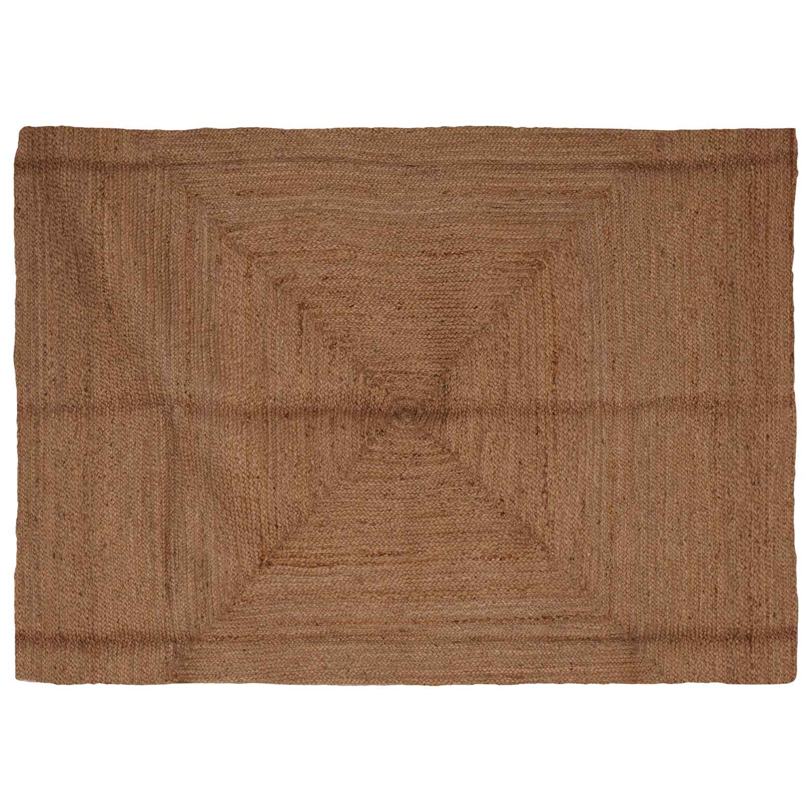 Tappeto da Area Grigio 200 x 290 cm Juta