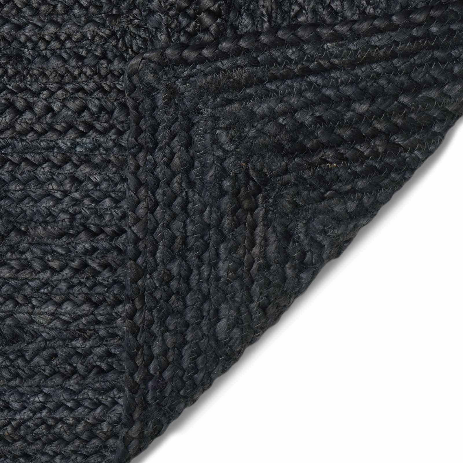 Tappeto da Area Grigio Scuro 60 x 250 cm Juta
