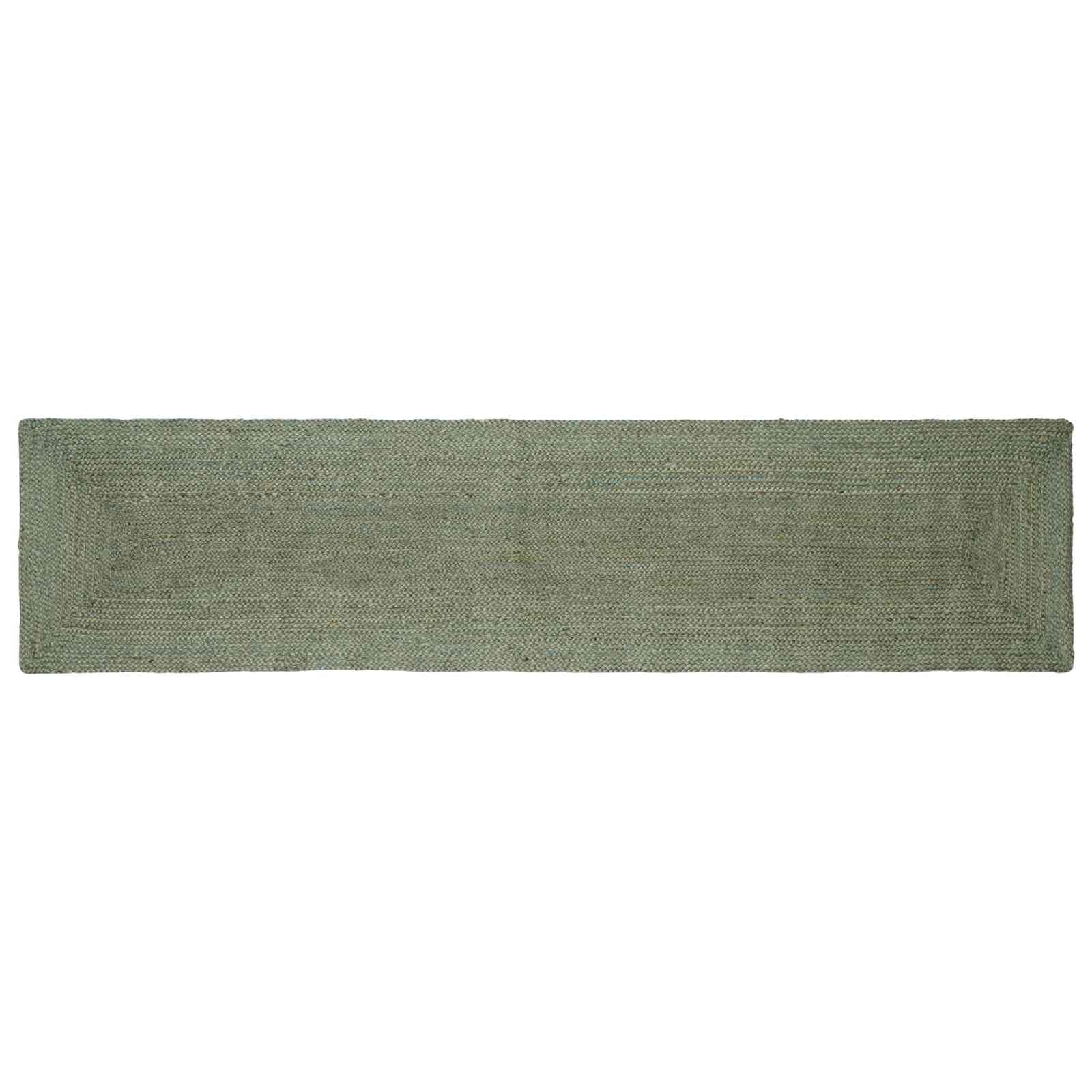 Tappeto da Area Verde Oliva 60 x 200 cm Juta