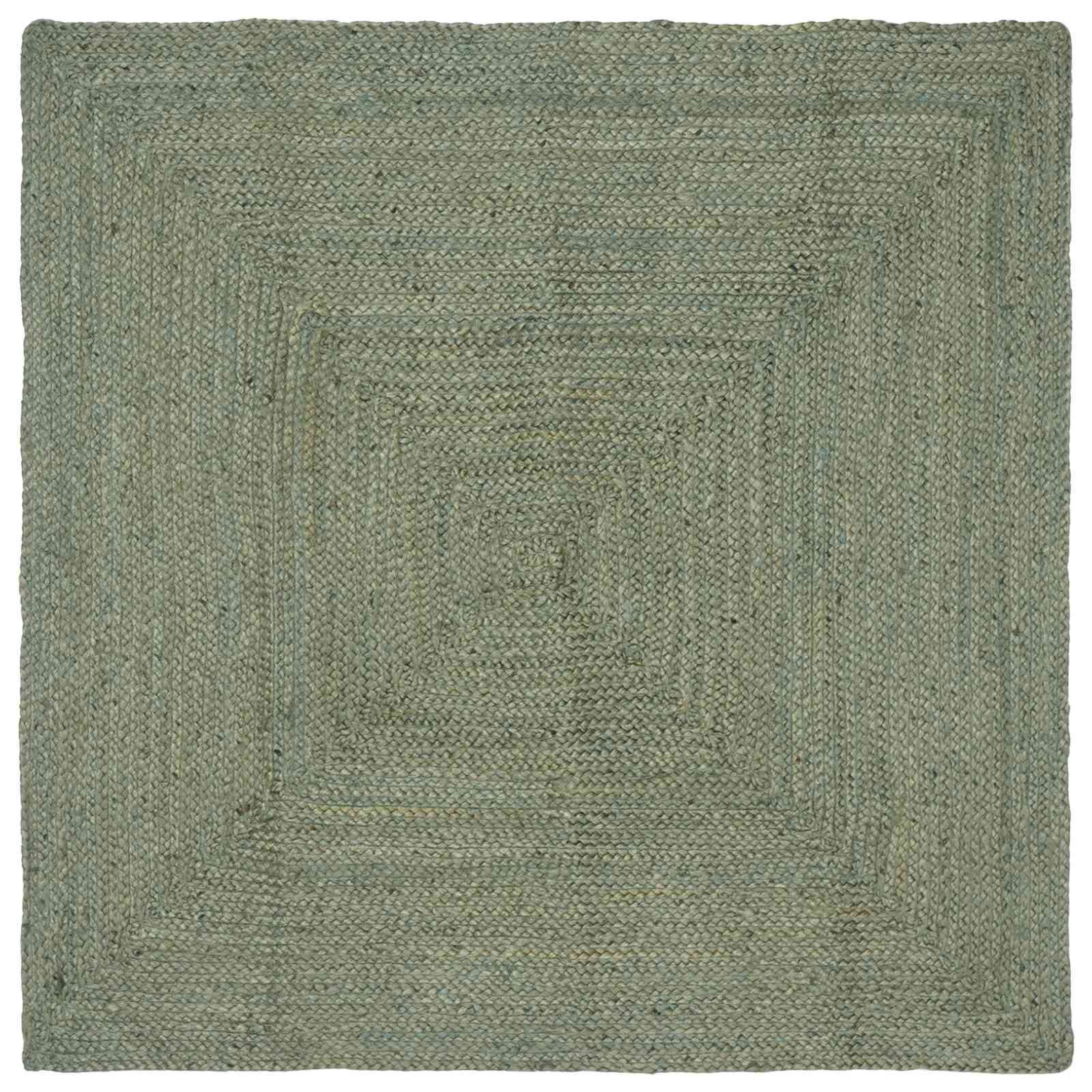 Tappeto da Area Verde Oliva 160 x 160 cm Juta